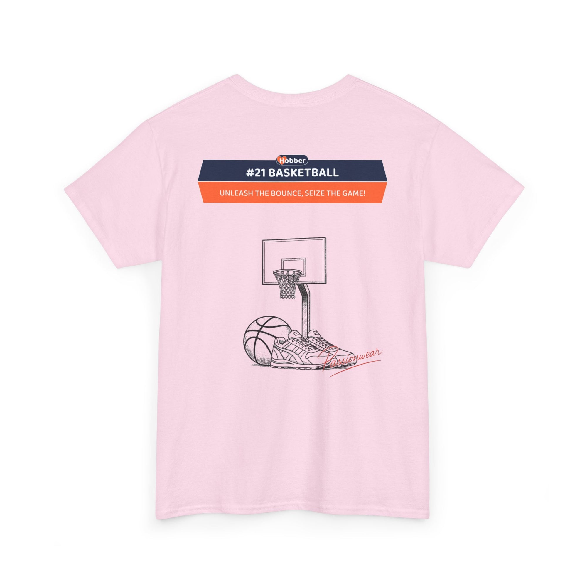 Hobber Mens Sports & Adventure T-Shirt, #21 Basketball