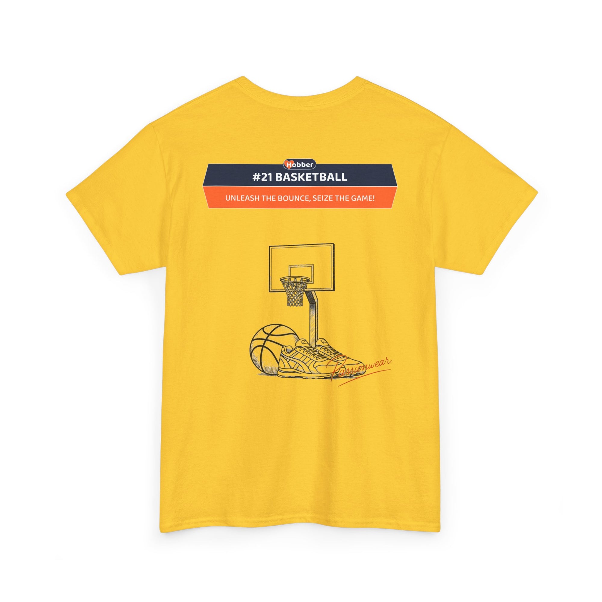 Hobber Mens Sports & Adventure T-Shirt, #21 Basketball