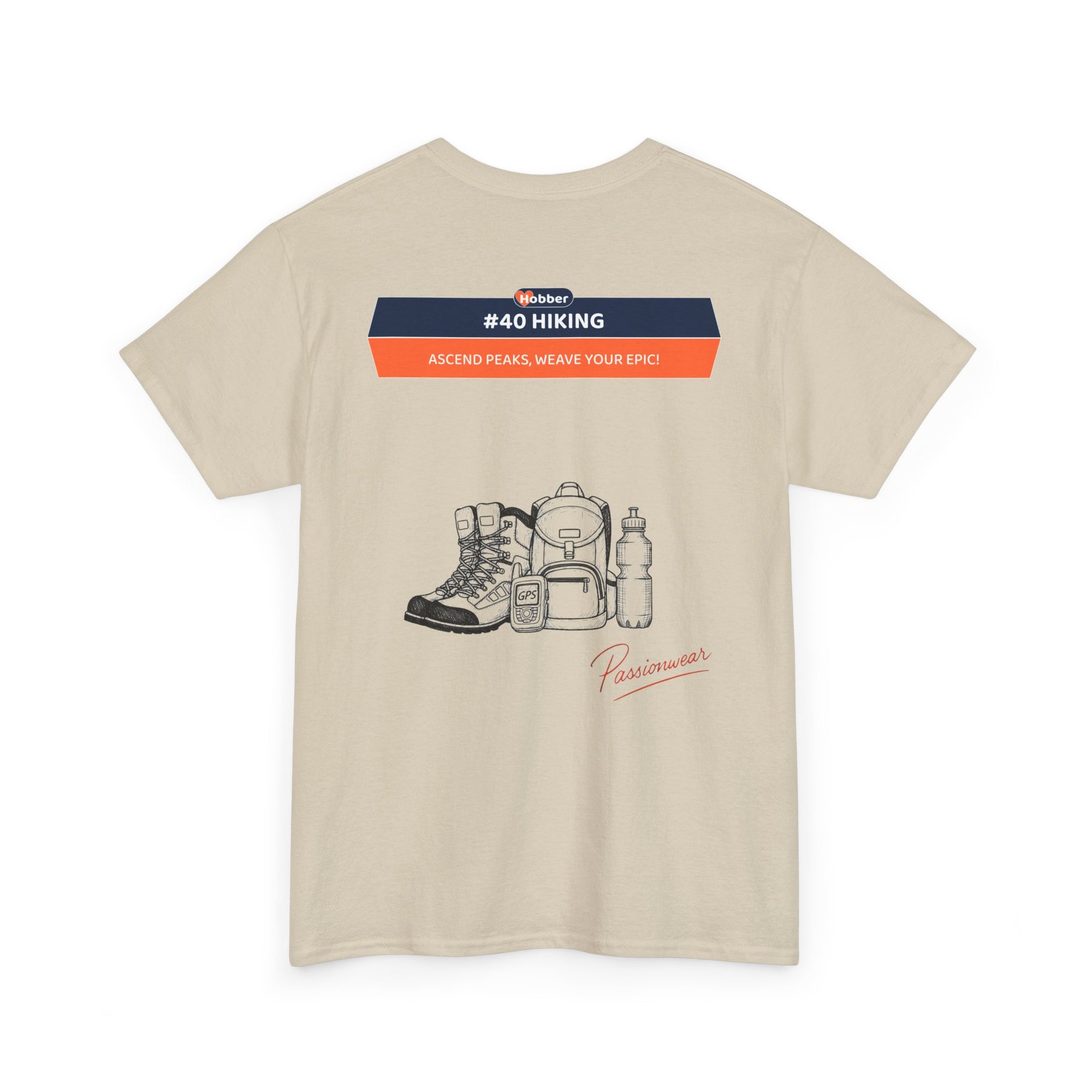 Hobber Unisex Sports & Adventure T-Shirt, #40 Hiking