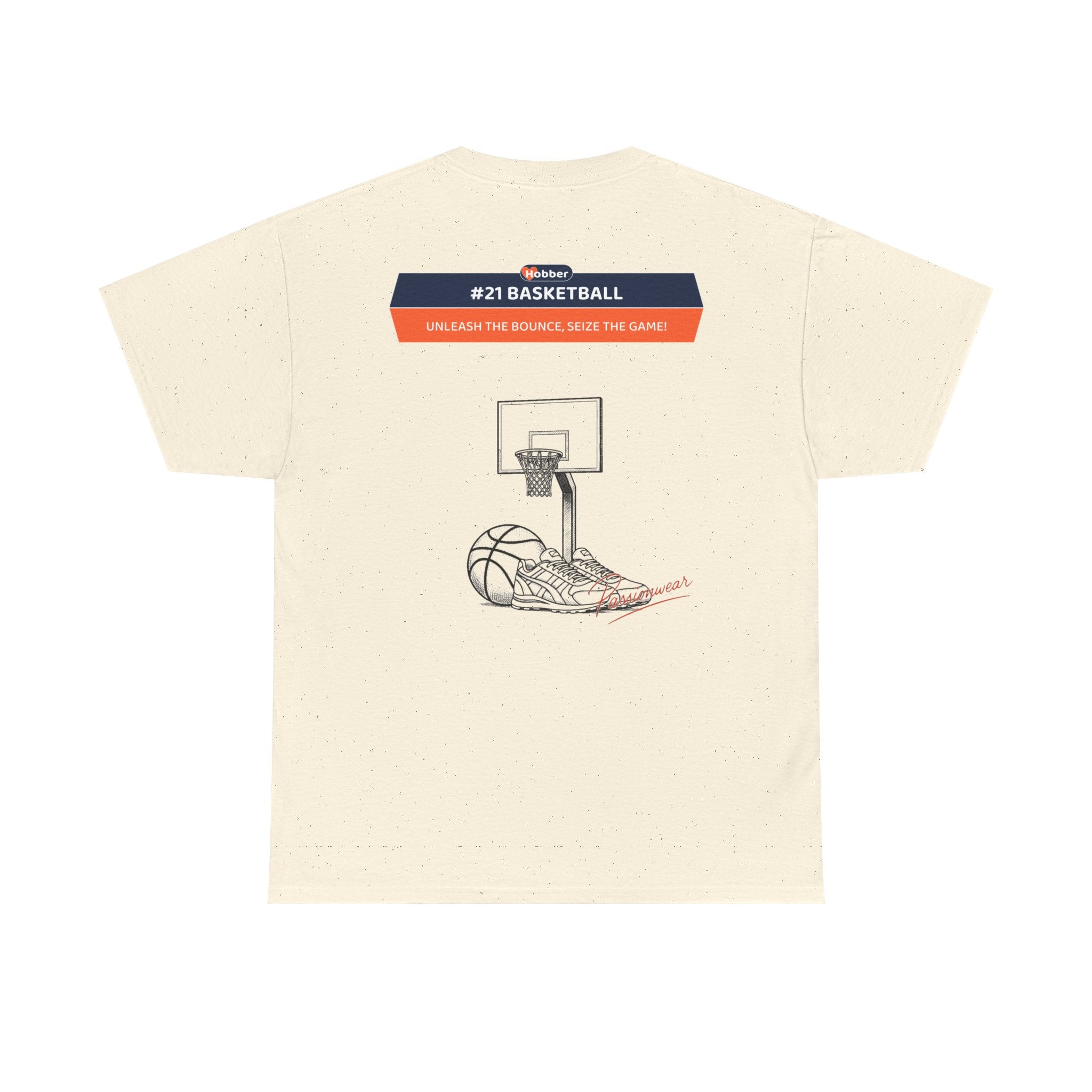 Hobber Mens Sports & Adventure T-Shirt, #21 Basketball