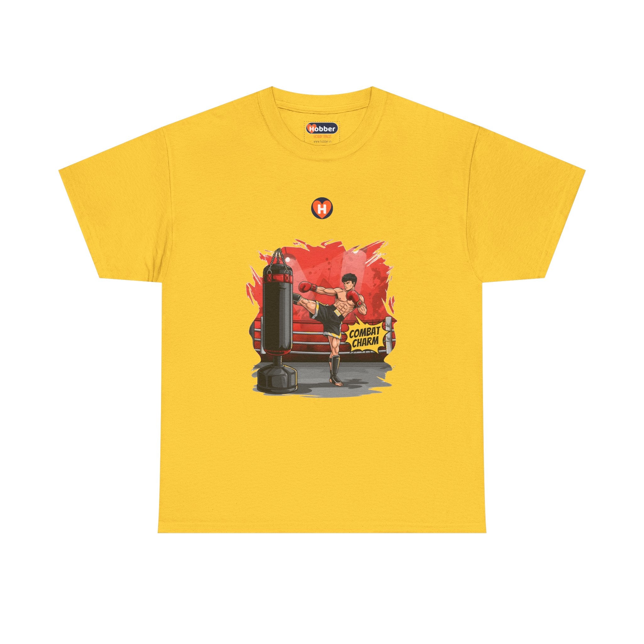 Hobber Mens Sports & Adventure T-Shirt, #48 Kickboxing