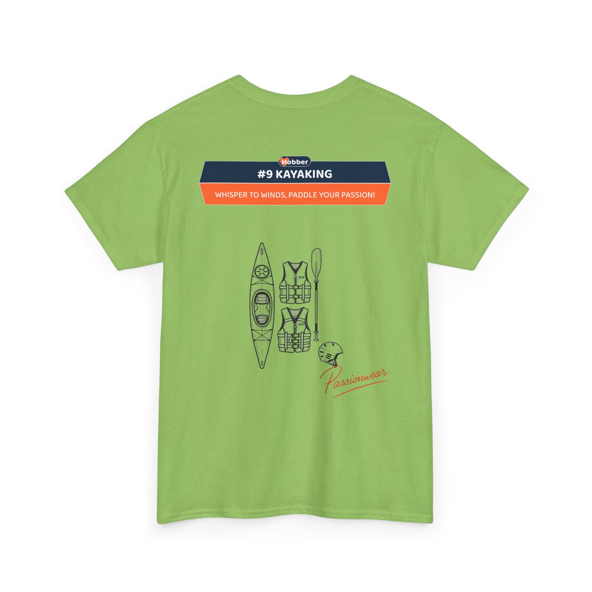 Hobber Unisex Sports & Adventure T-Shirt, #9 Kayaking