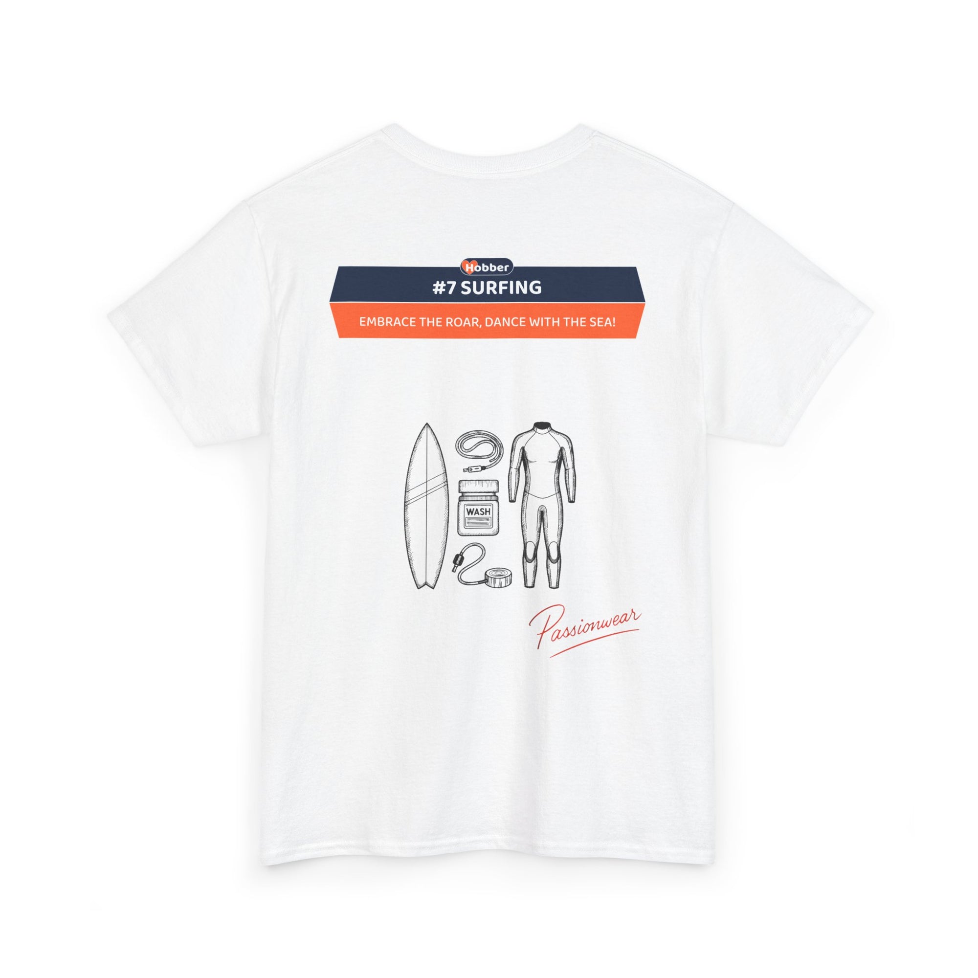 Hobber Mens Sports & Adventure T-Shirt, #7 Surfing