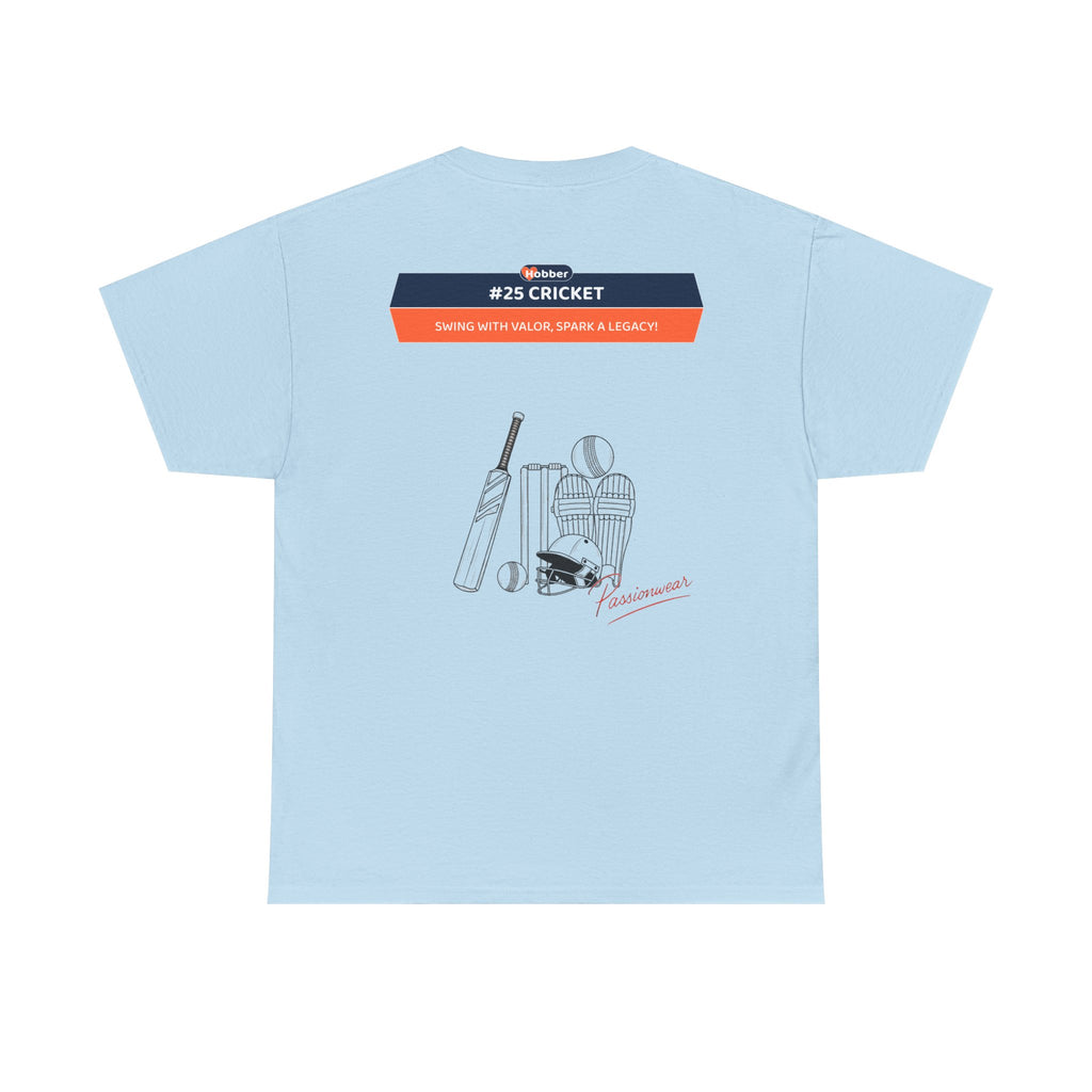 Hobber Mens Sports & Adventure T-Shirt, #25 Cricket