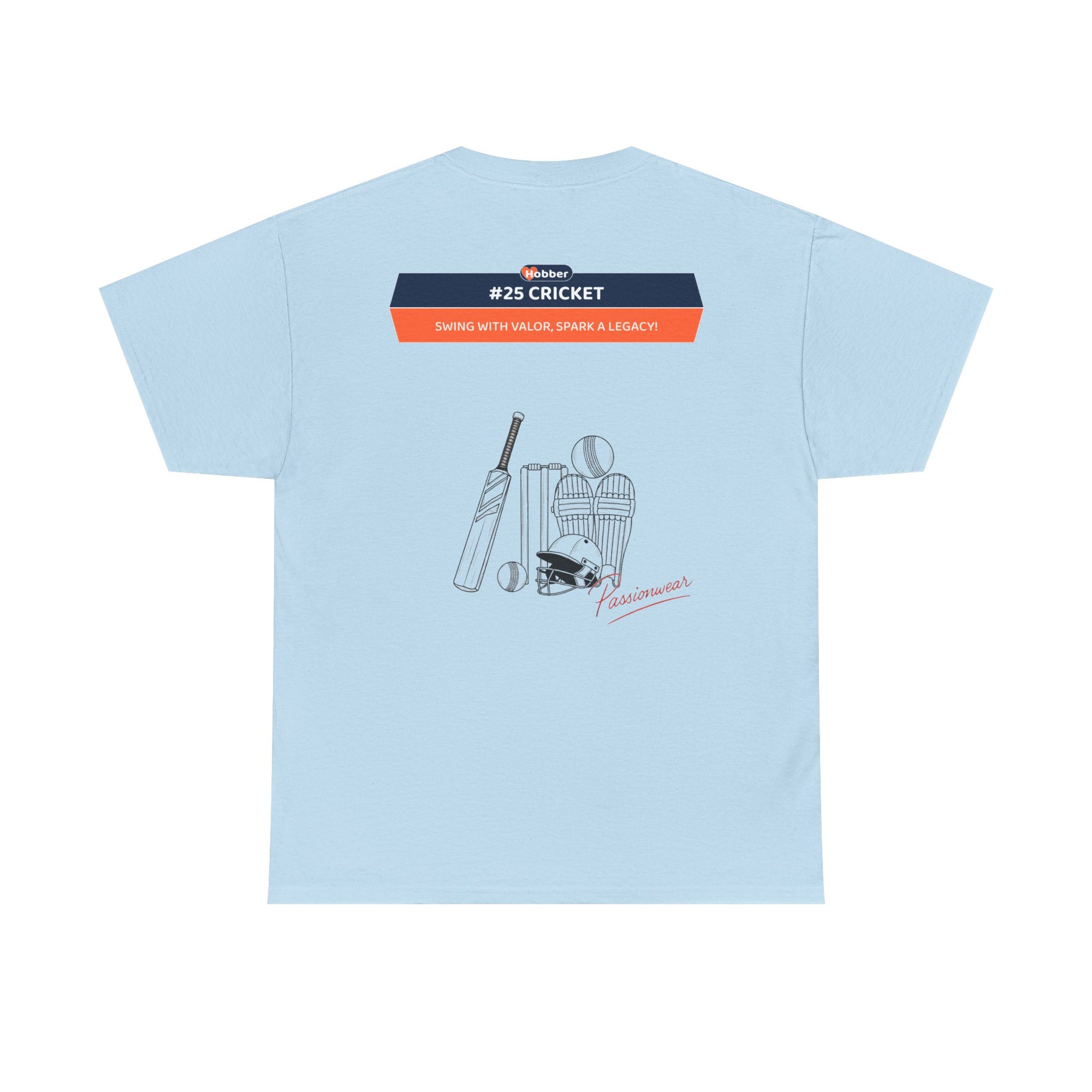 Hobber Mens Sports & Adventure T-Shirt, #25 Cricket