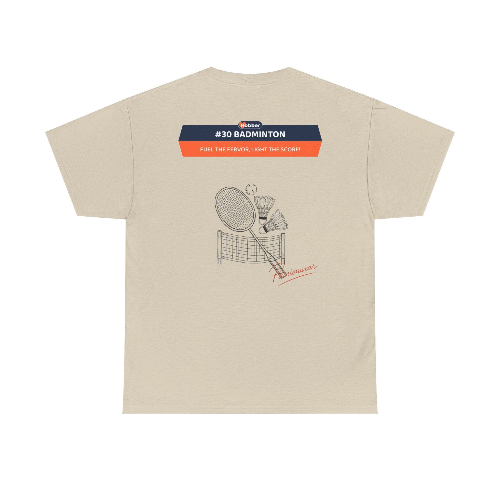 Hobber Unisex Sports & Adventure T-Shirt, #30 Badminton