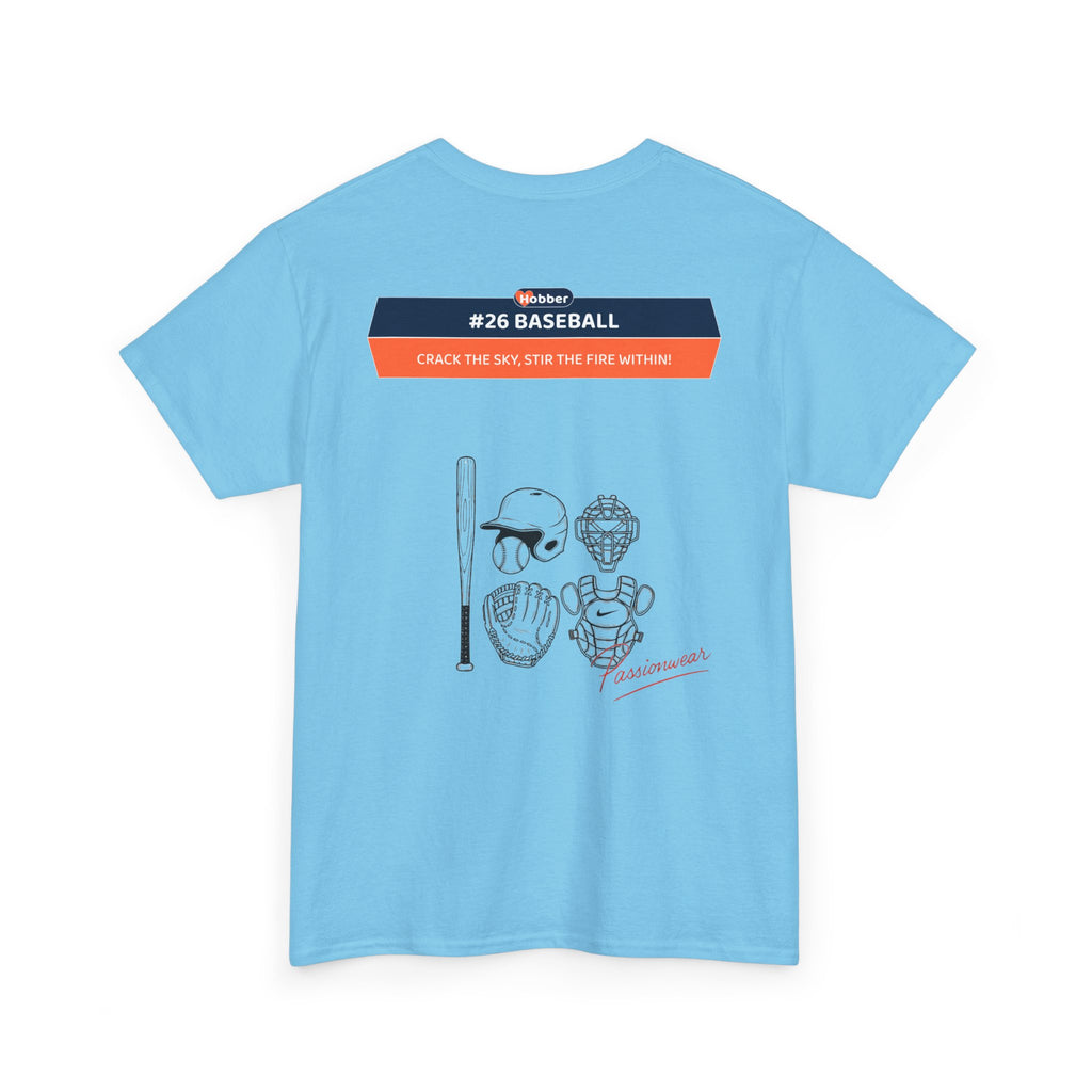 Hobber Mens Sports & Adventure T-Shirt, #26 Baseball