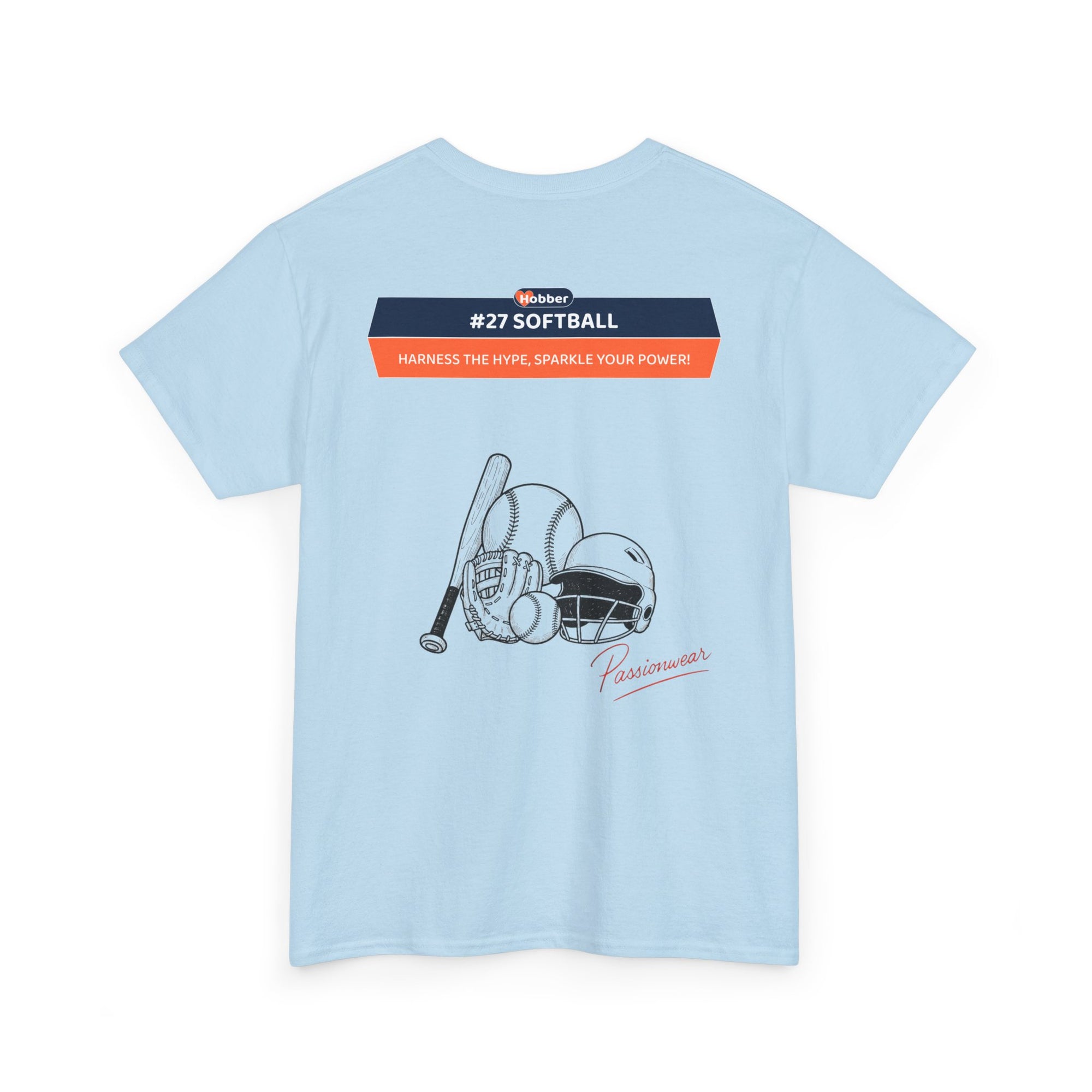 Hobber Unisex Sports & Adventure T-Shirt, #27 Softball