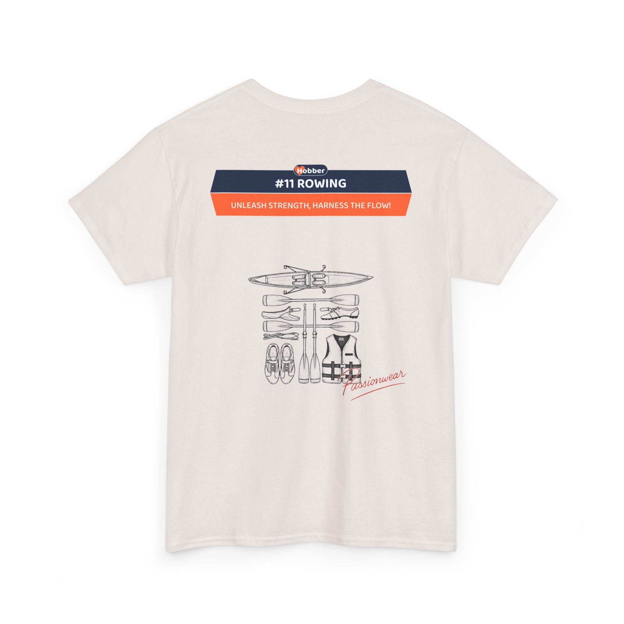 Hobber Mens Sports & Adventure T-Shirt, #11 Rowing