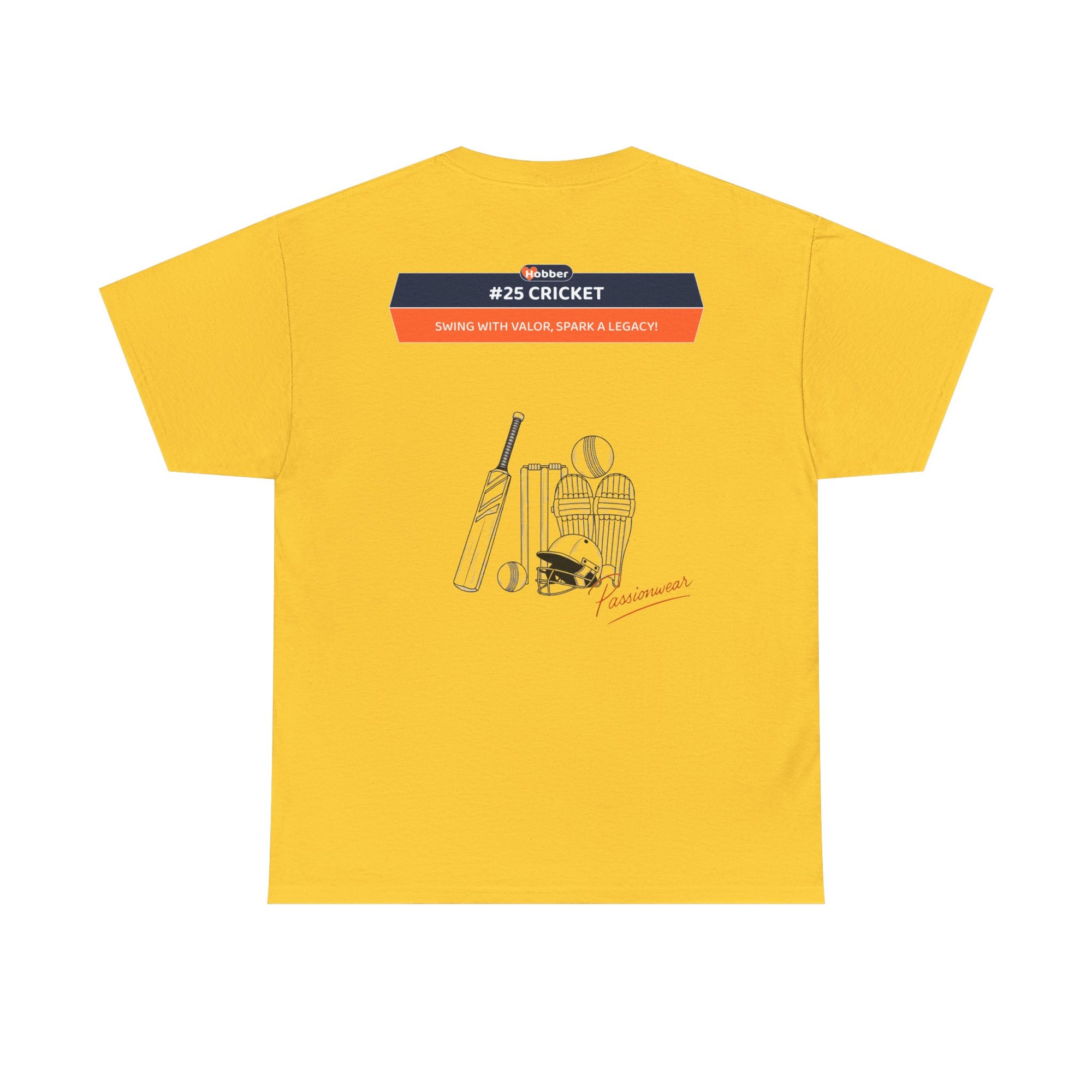 Hobber Mens Sports & Adventure T-Shirt, #25 Cricket