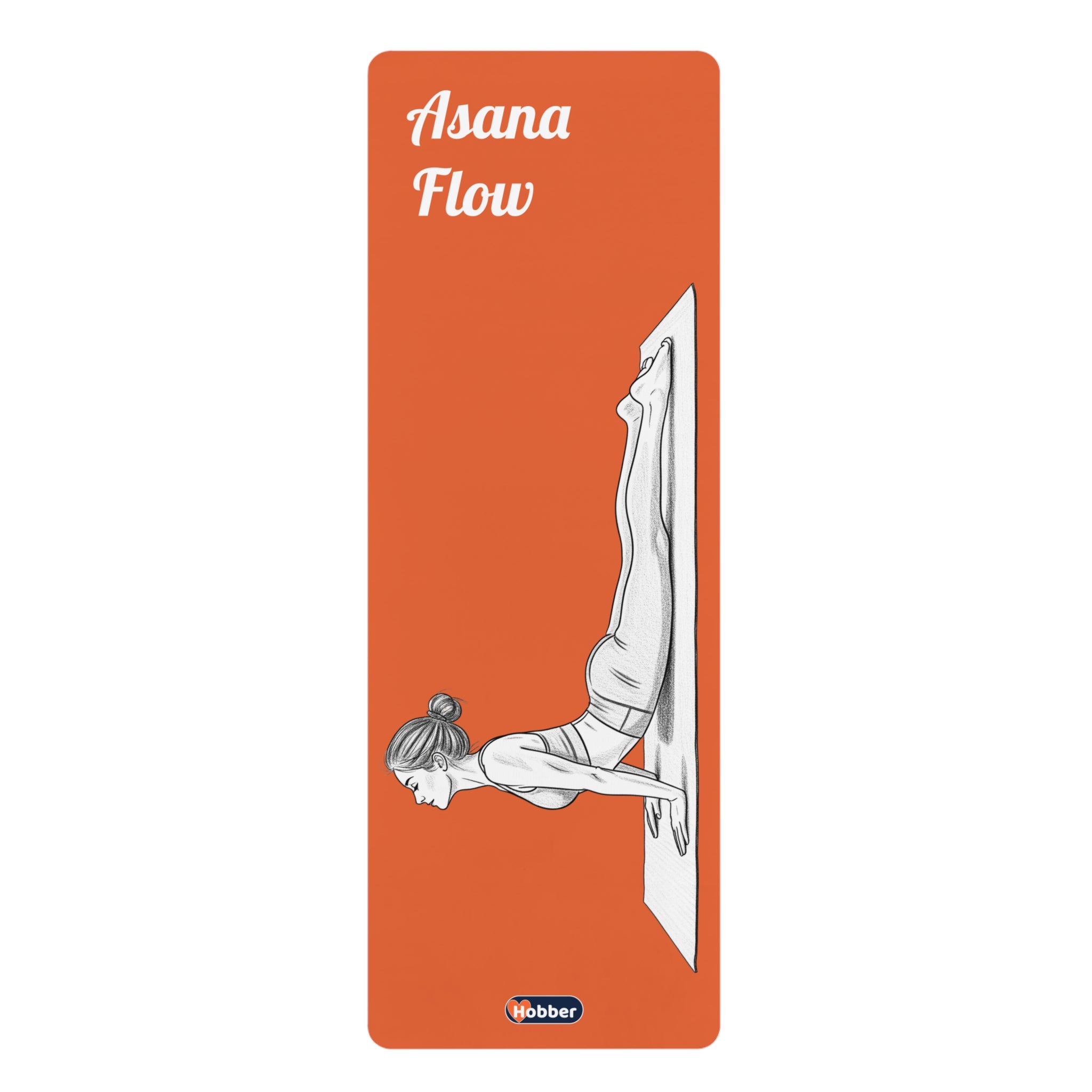 Hobber AsanaFlow Rubber Yoga Mat, Eco-Friendly Fitness Gear, Exercise Yoga Mat