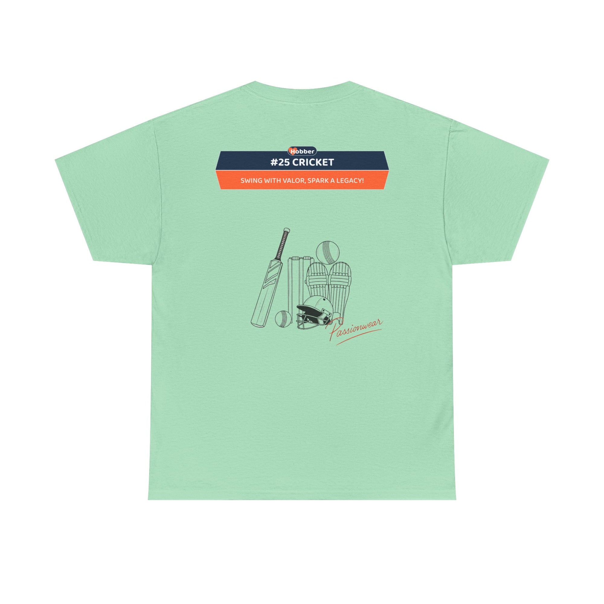 Hobber Mens Sports & Adventure T-Shirt, #25 Cricket
