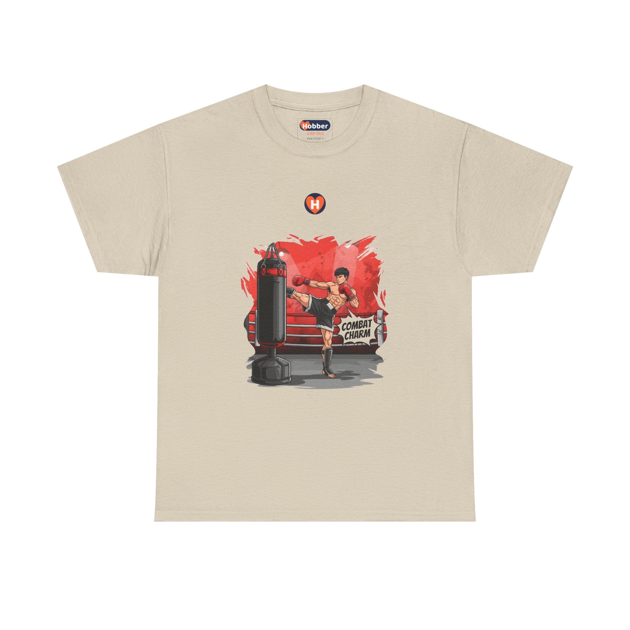 Hobber Mens Sports & Adventure T-Shirt, #48 Kickboxing