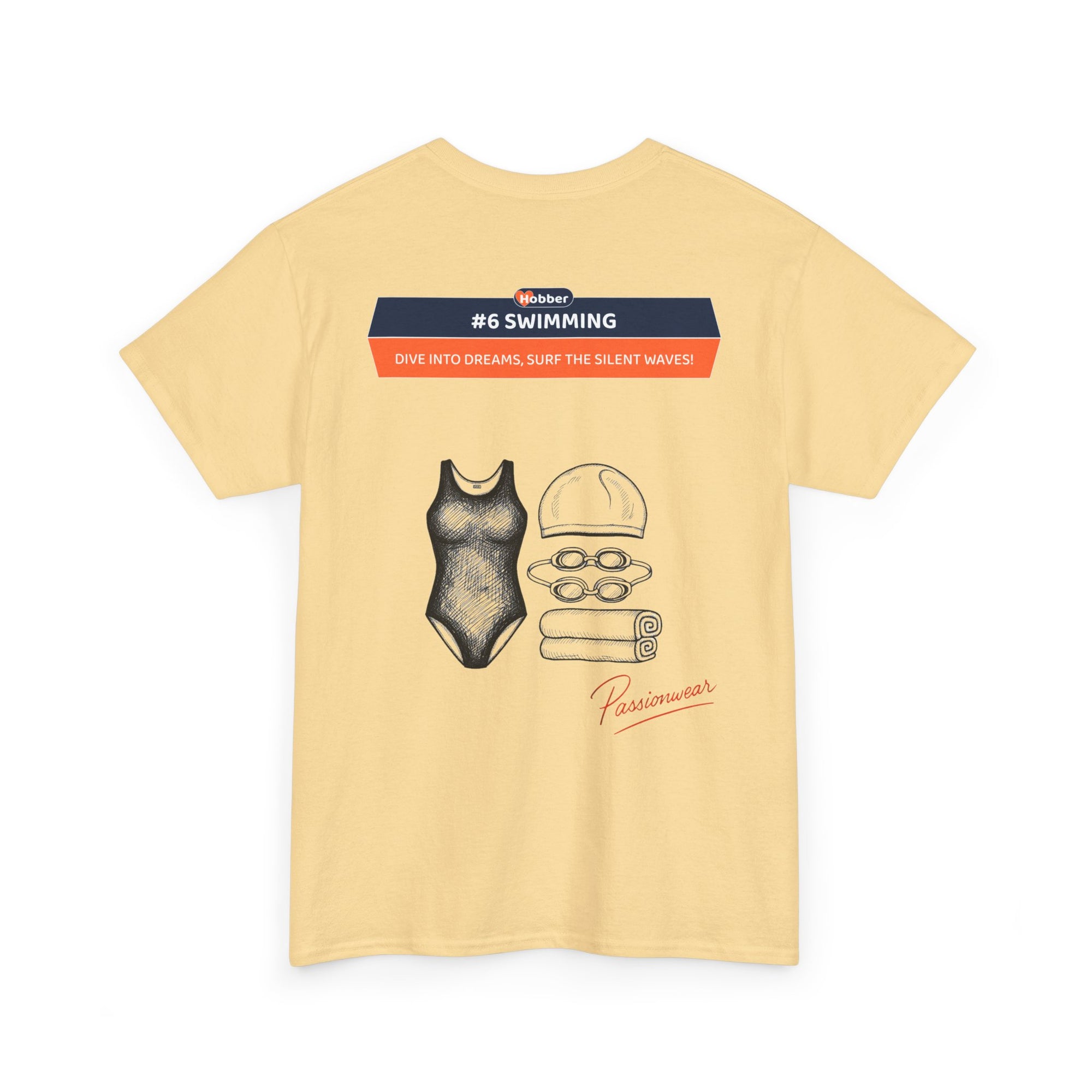 Hobber Unisex Sports & Adventure T-Shirt, #6 Swimming
