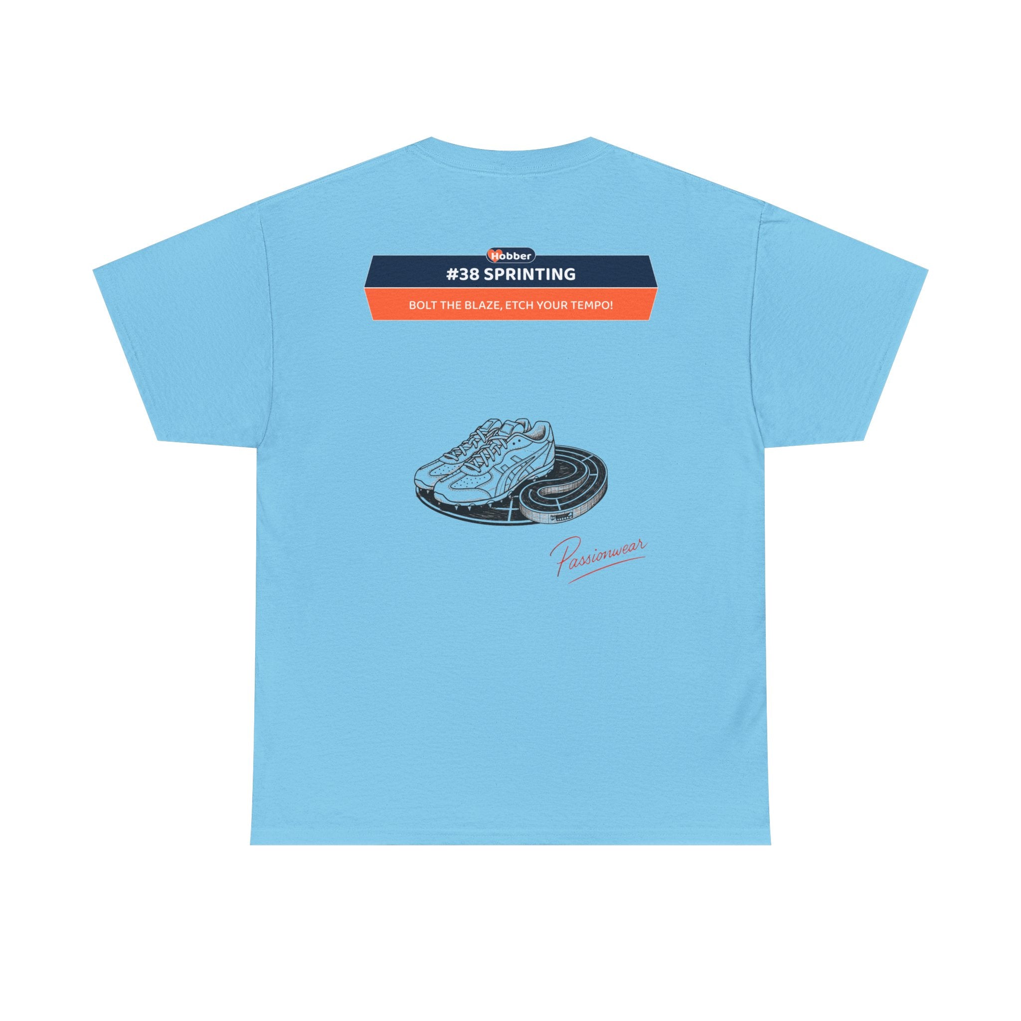 Hobber Mens Sports & Adventure T-Shirt, #38 Sprinting