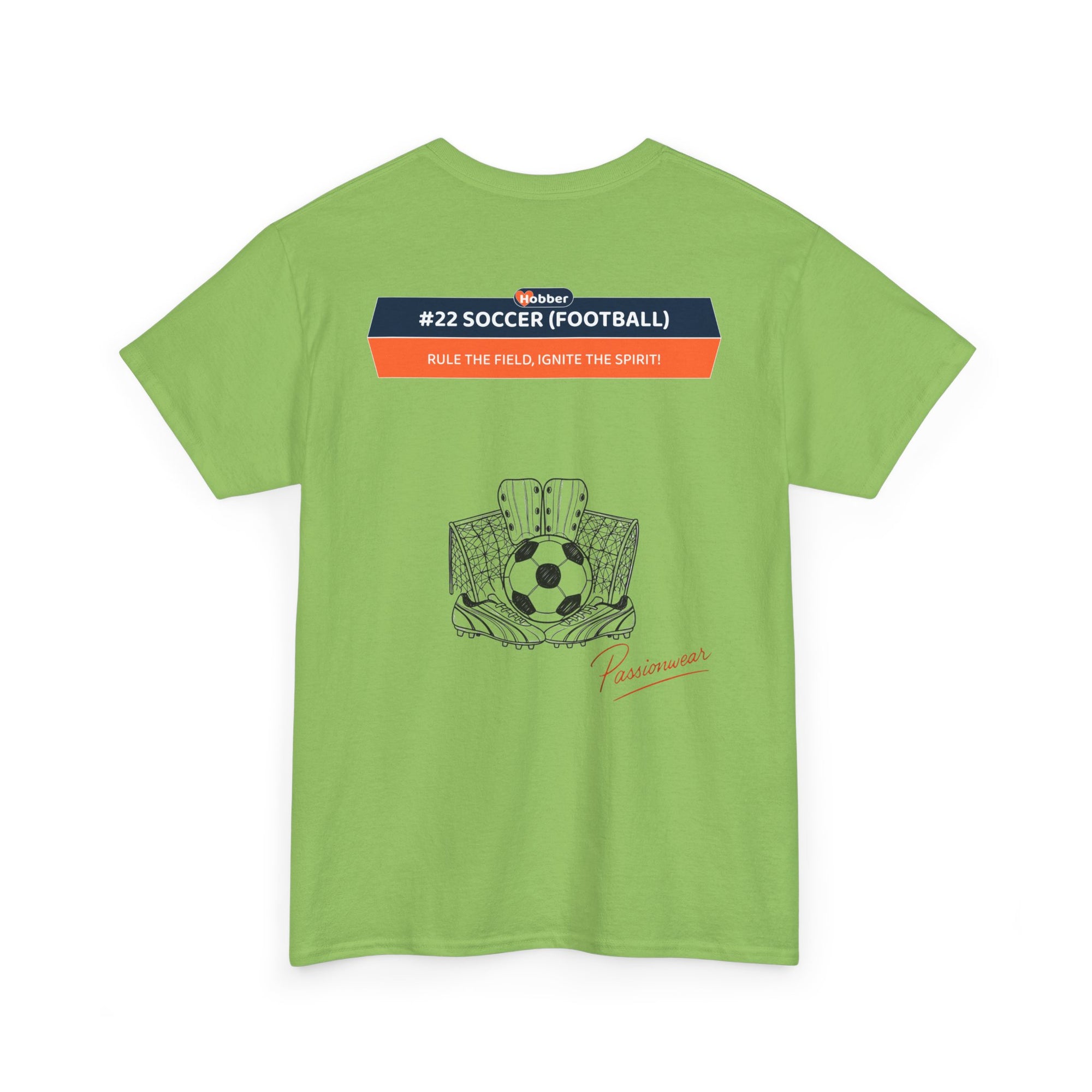 Hobber Mens Sports & Adventure T-Shirt, #22 Soccer (Football)