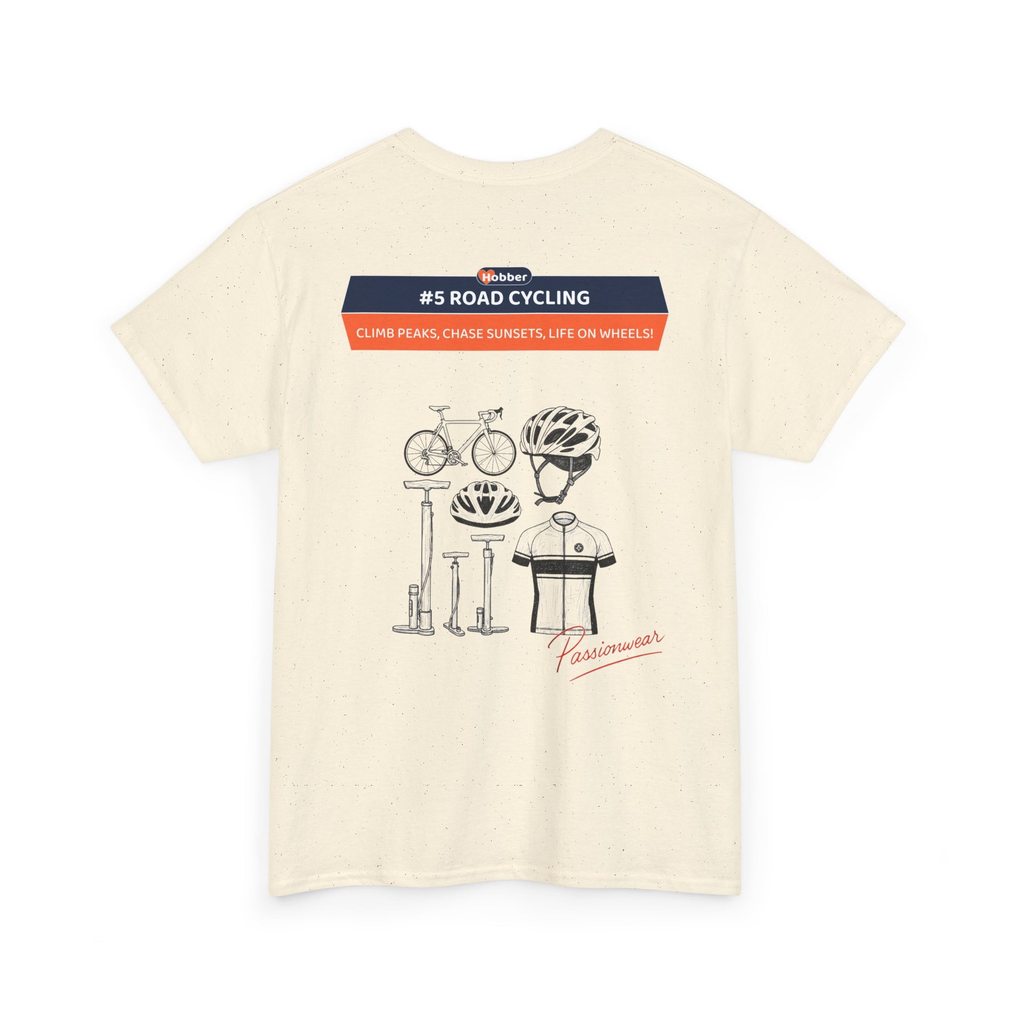Hobber Unisex Sports & Adventure T-Shirt, #5 Road cycling