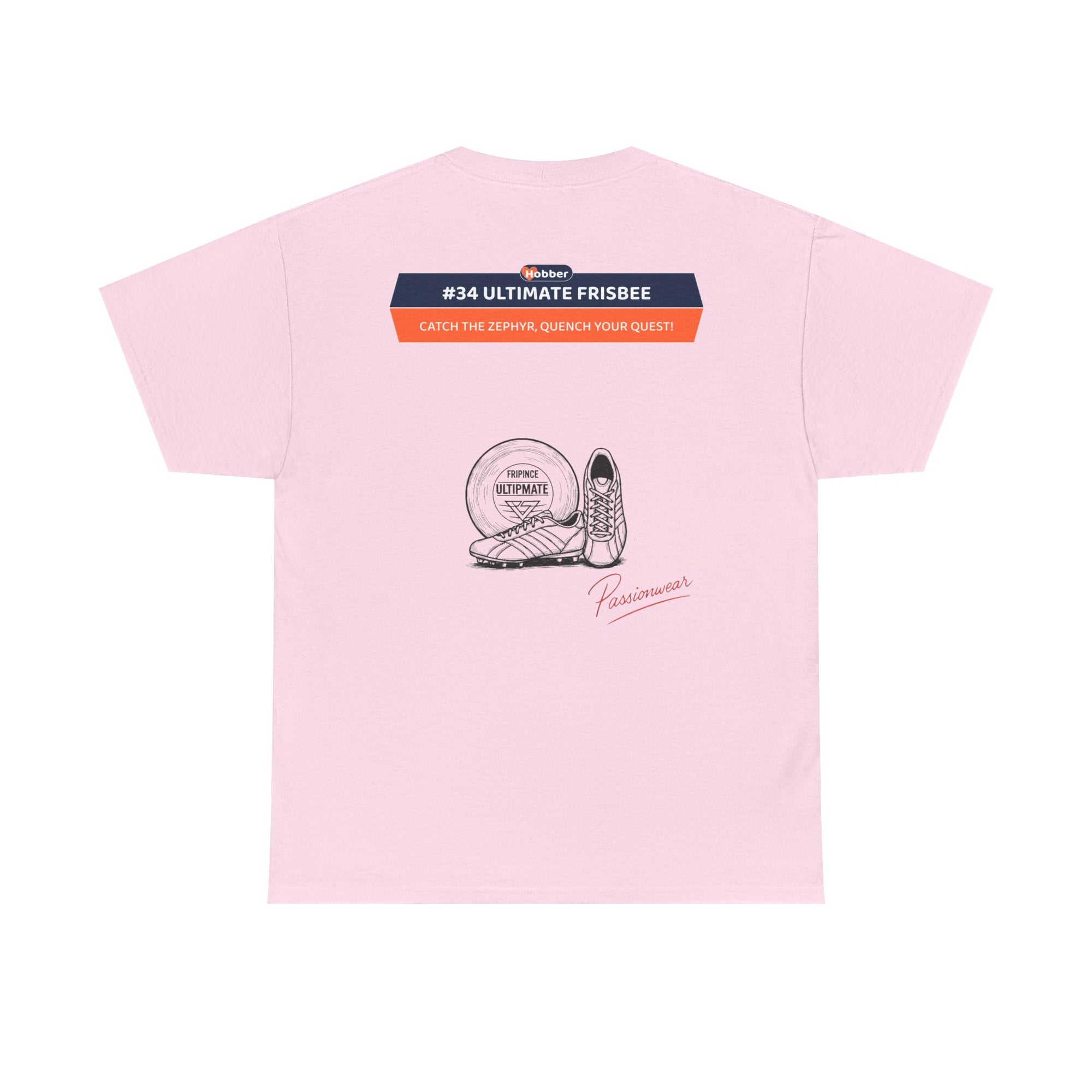 Hobber Unisex Sports & Adventure T-Shirt, #34 Ultimate Frisbee