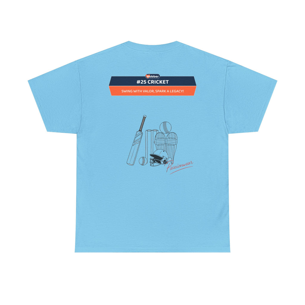 Hobber Mens Sports & Adventure T-Shirt, #25 Cricket