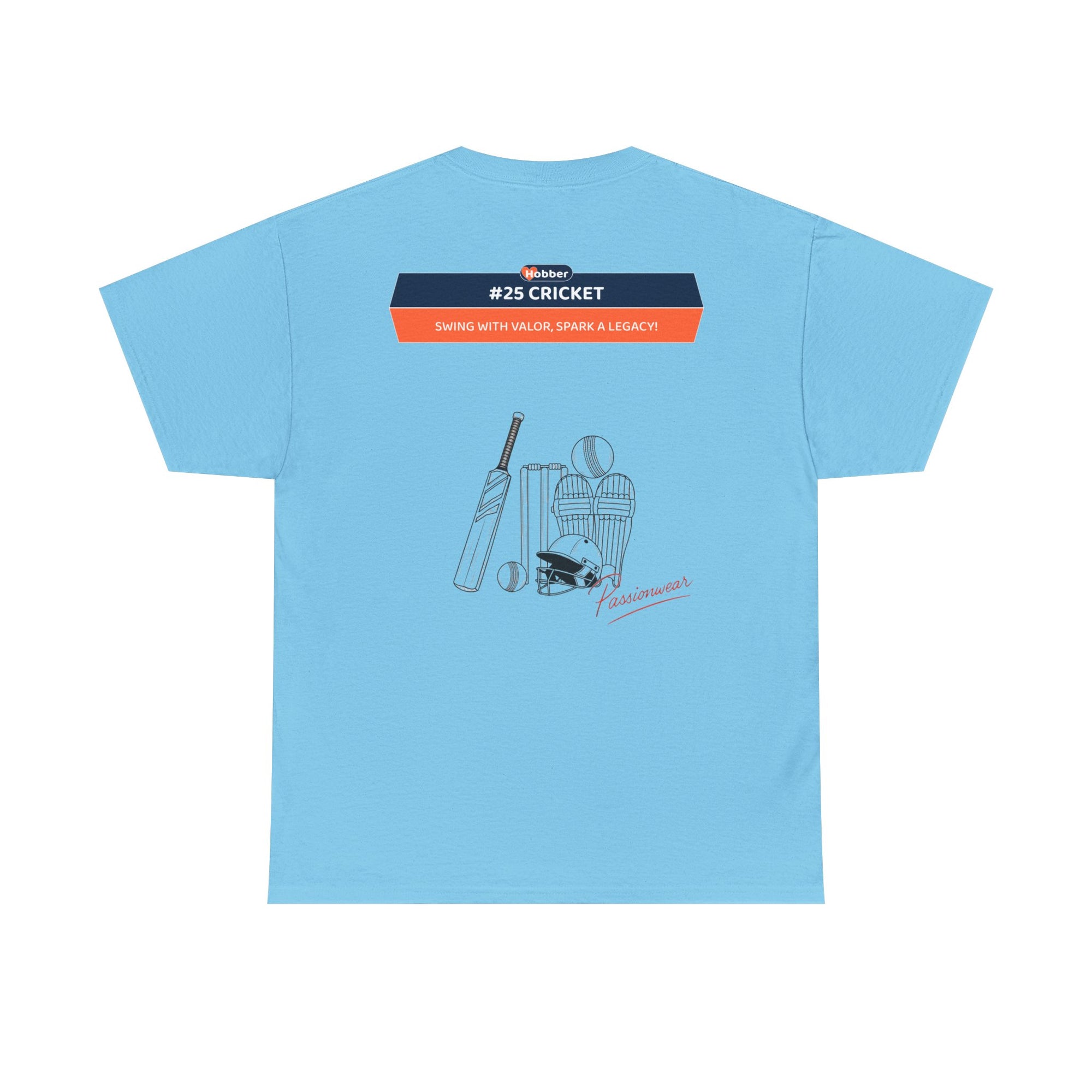 Hobber Mens Sports & Adventure T-Shirt, #25 Cricket