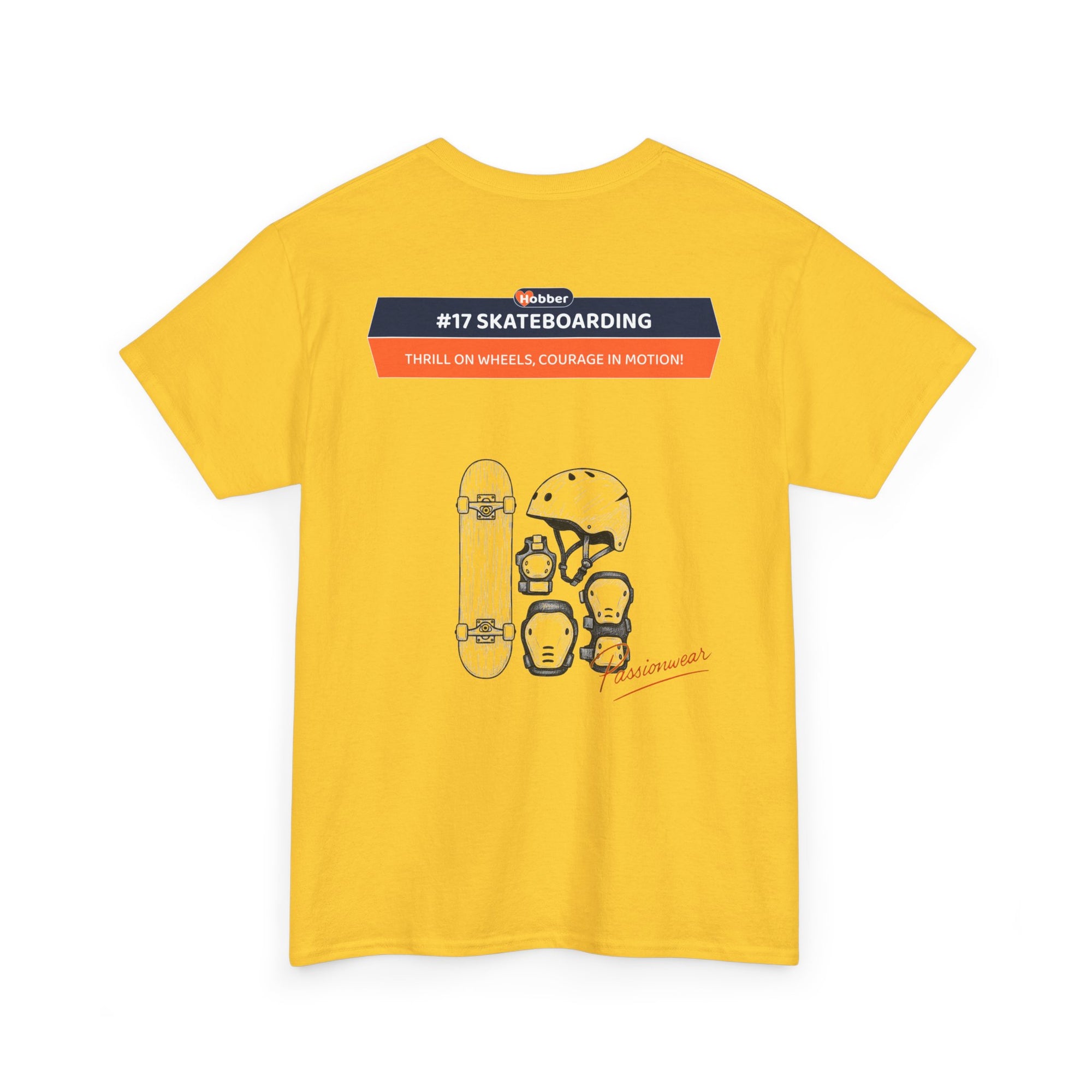 Hobber Mens Sports & Adventure T-Shirt, #17 Skateboarding