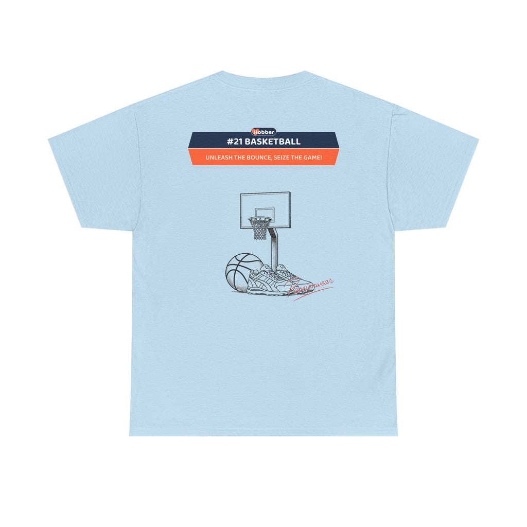 Hobber Mens Sports & Adventure T-Shirt, #21 Basketball