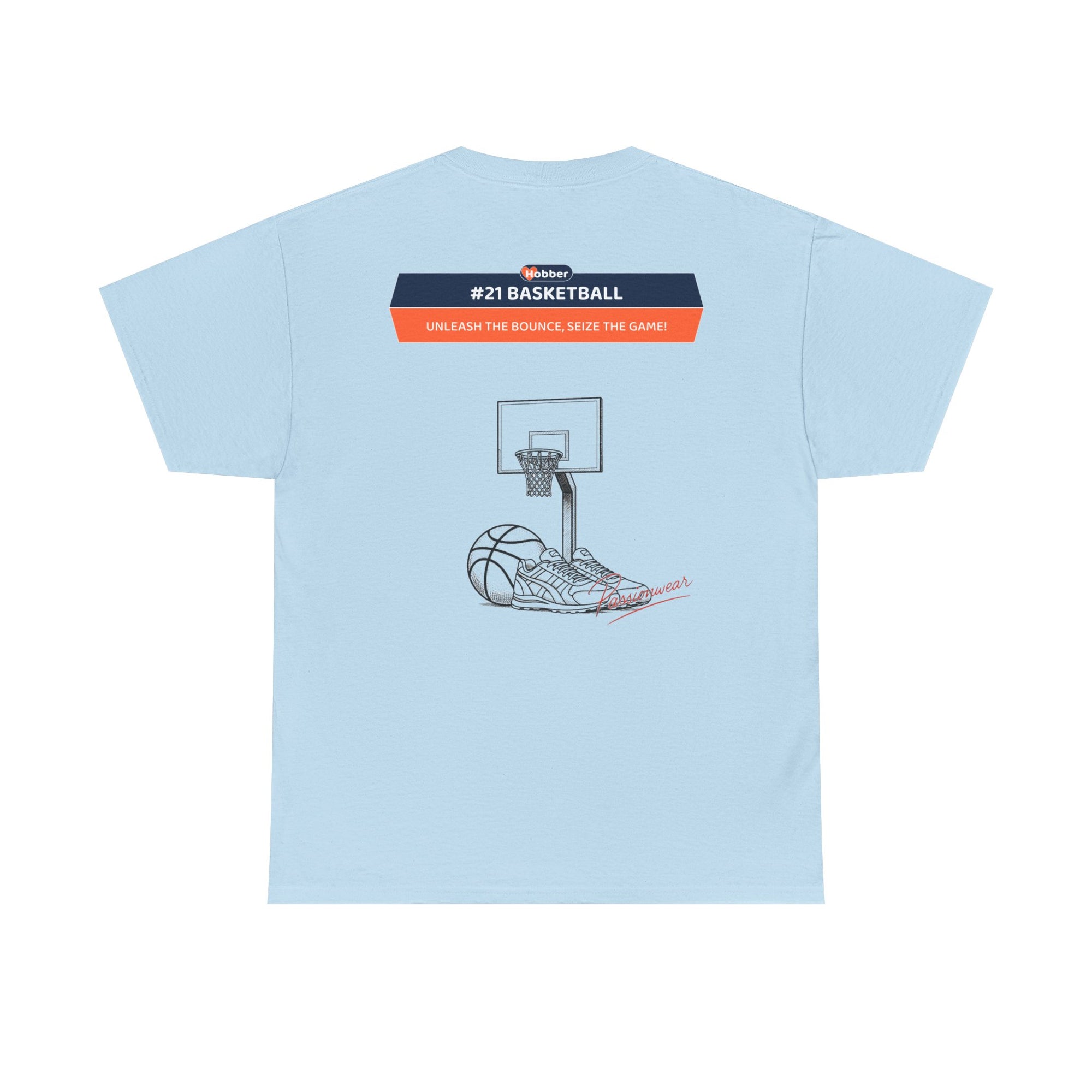 Hobber Mens Sports & Adventure T-Shirt, #21 Basketball