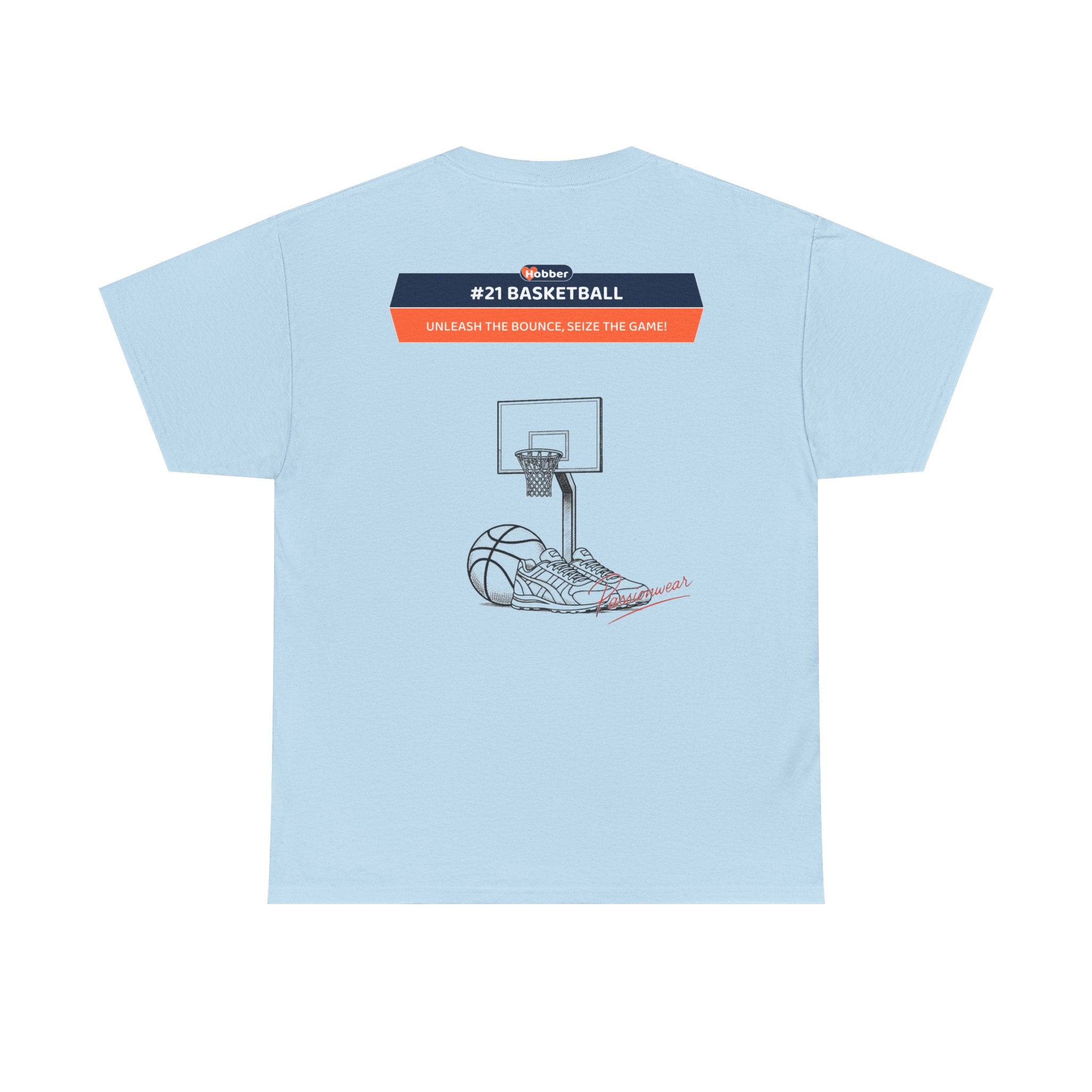 Hobber Mens Sports & Adventure T-Shirt, #21 Basketball