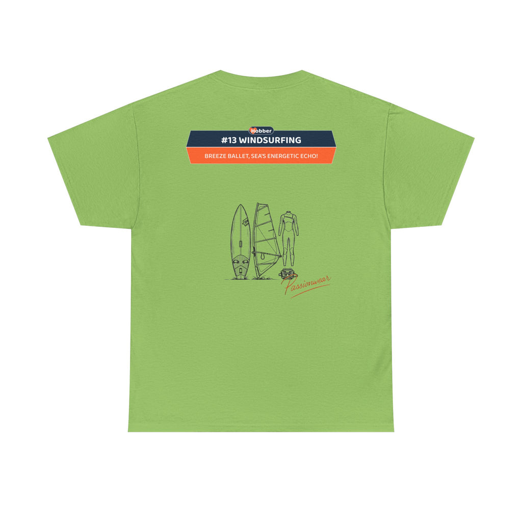 Hobber Mens Sports & Adventure T-Shirt, #13 Windsurfing