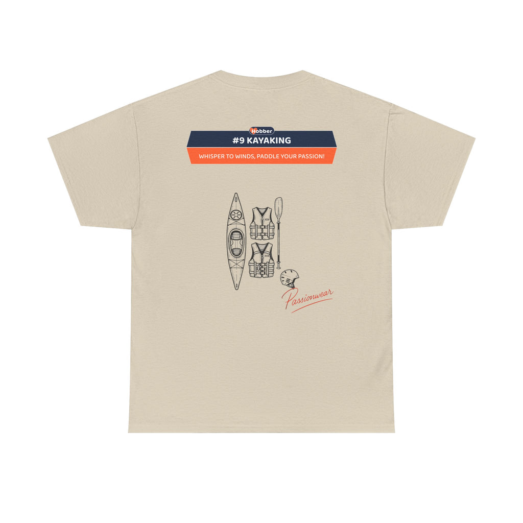 Hobber Unisex Sports & Adventure T-Shirt, #9 Kayaking