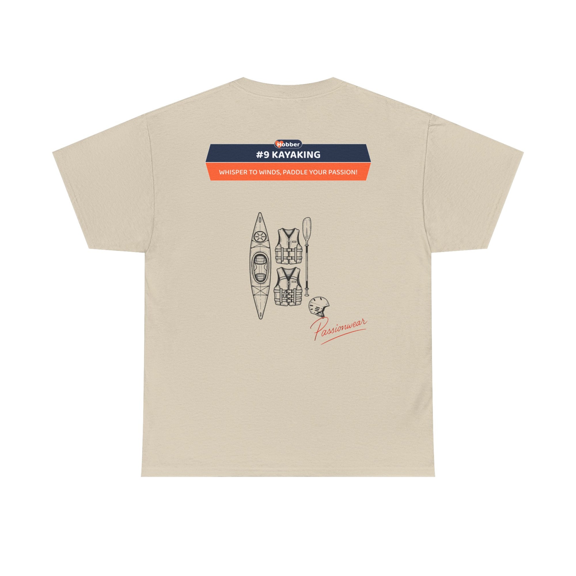 Hobber Unisex Sports & Adventure T-Shirt, #9 Kayaking