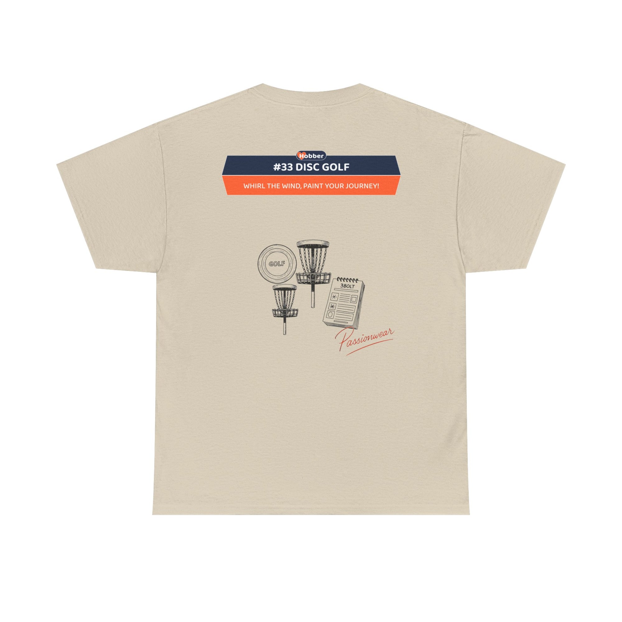 Hobber Unisex Sports & Adventure T-Shirt, #33 Disc golf