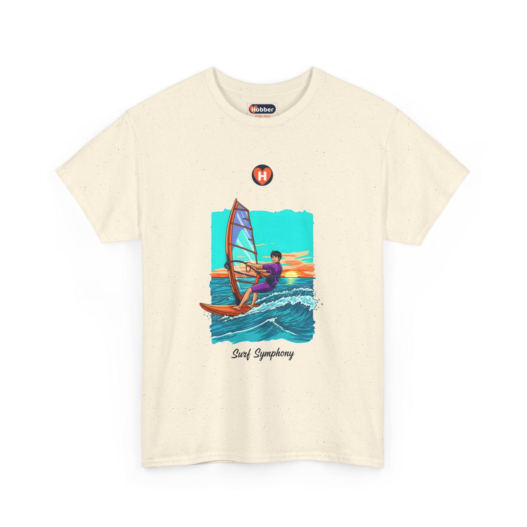 Hobber Mens Sports & Adventure T-Shirt, #13 Windsurfing