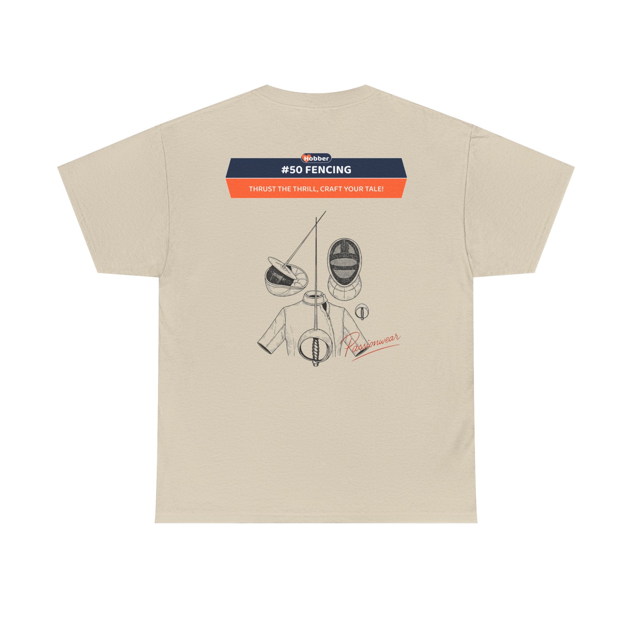 Hobber Mens Sports & Adventure T-Shirt, #50 Fencing