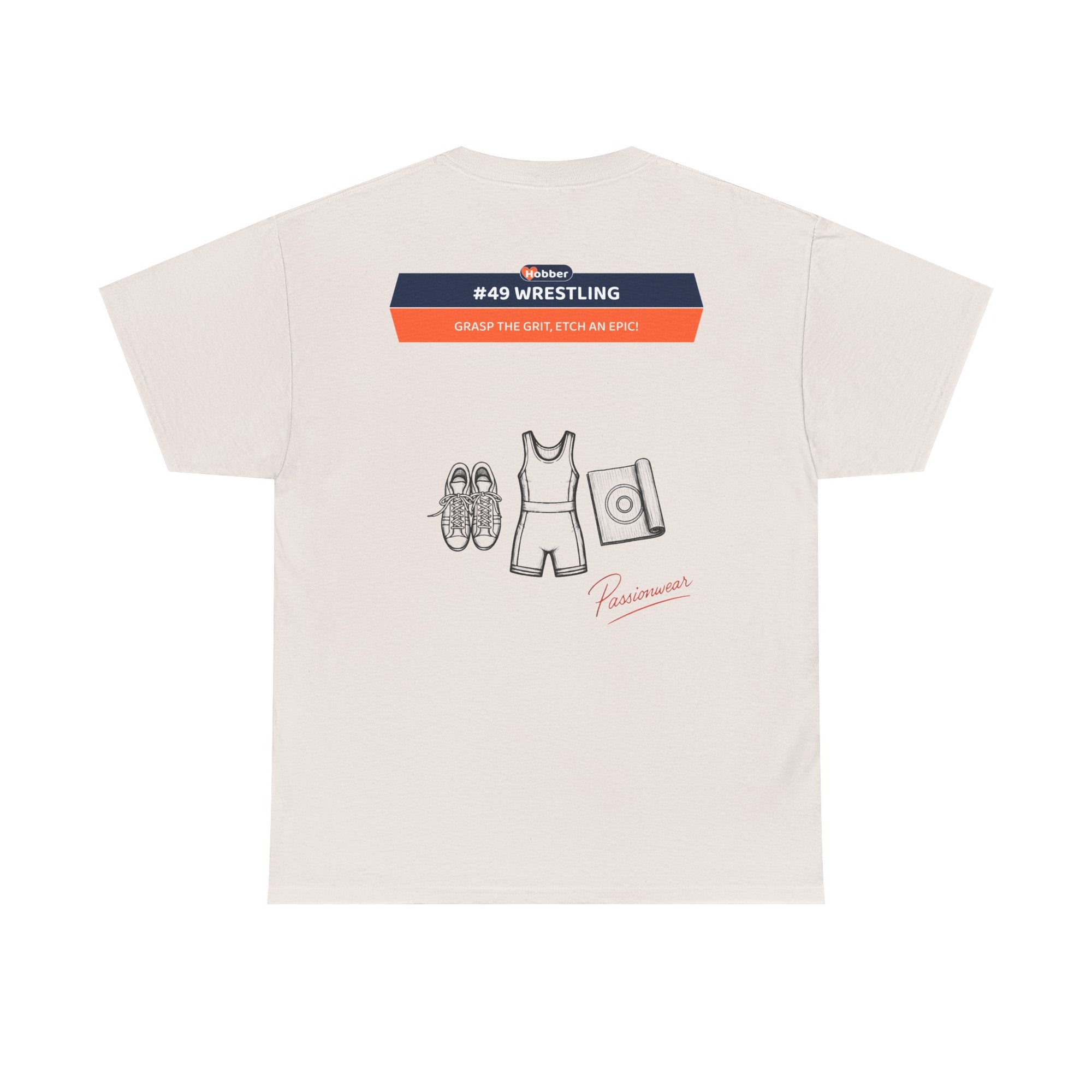 Hobber Mens Sports & Adventure T-Shirt, #49 Wrestling