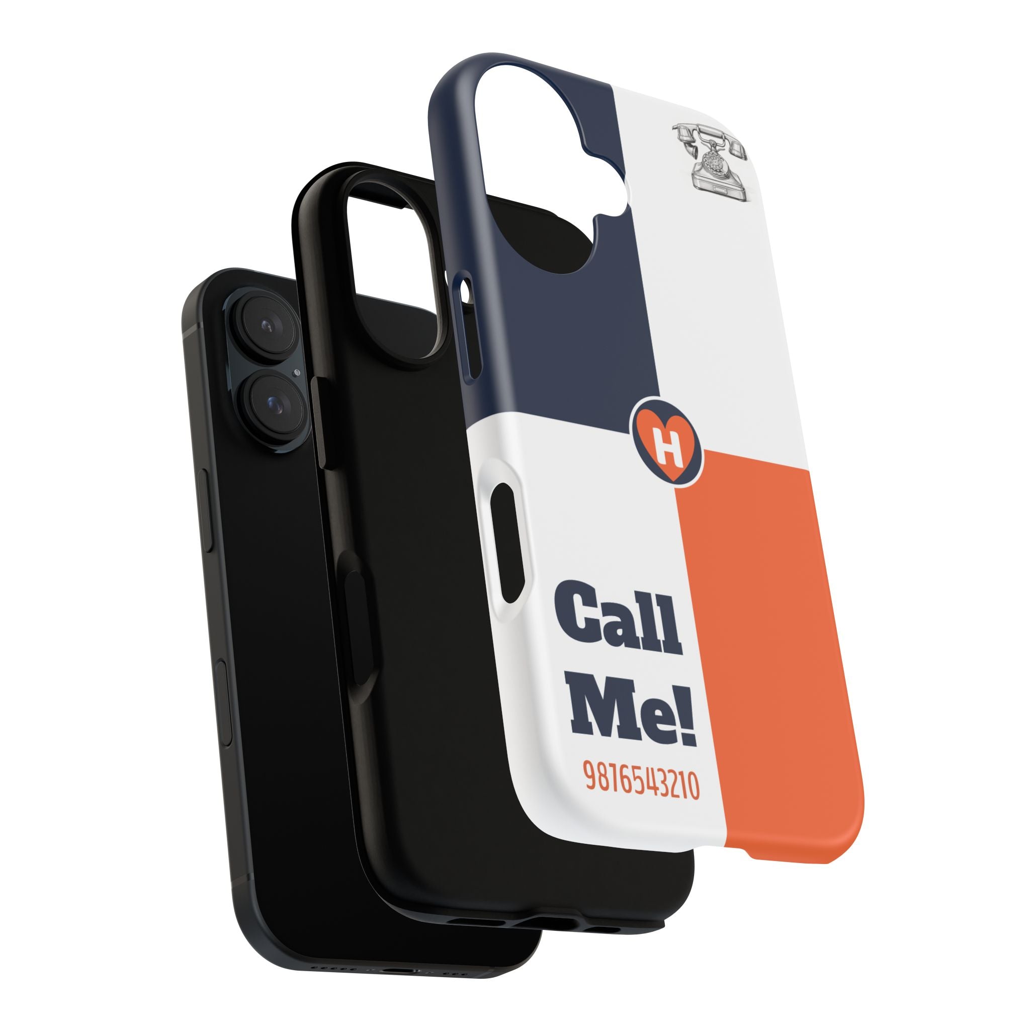 Hobber CallMe: Stylish Phone Case for Tough Protection, Customizable Cover, Durable Design