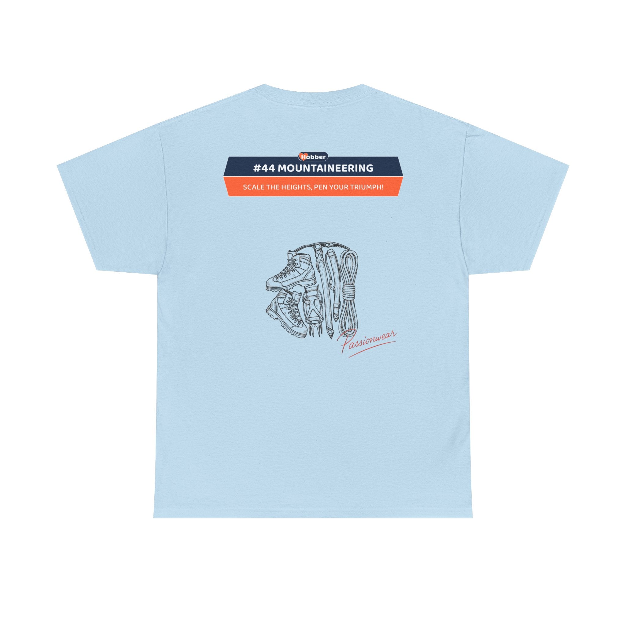 Hobber Mens Sports & Adventure T-Shirt, #44 Mountaineering