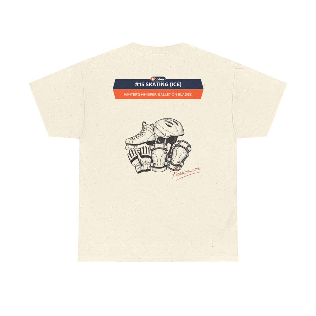 Hobber Unisex Sports & Adventure T-Shirt, #15 Skating (Ice)