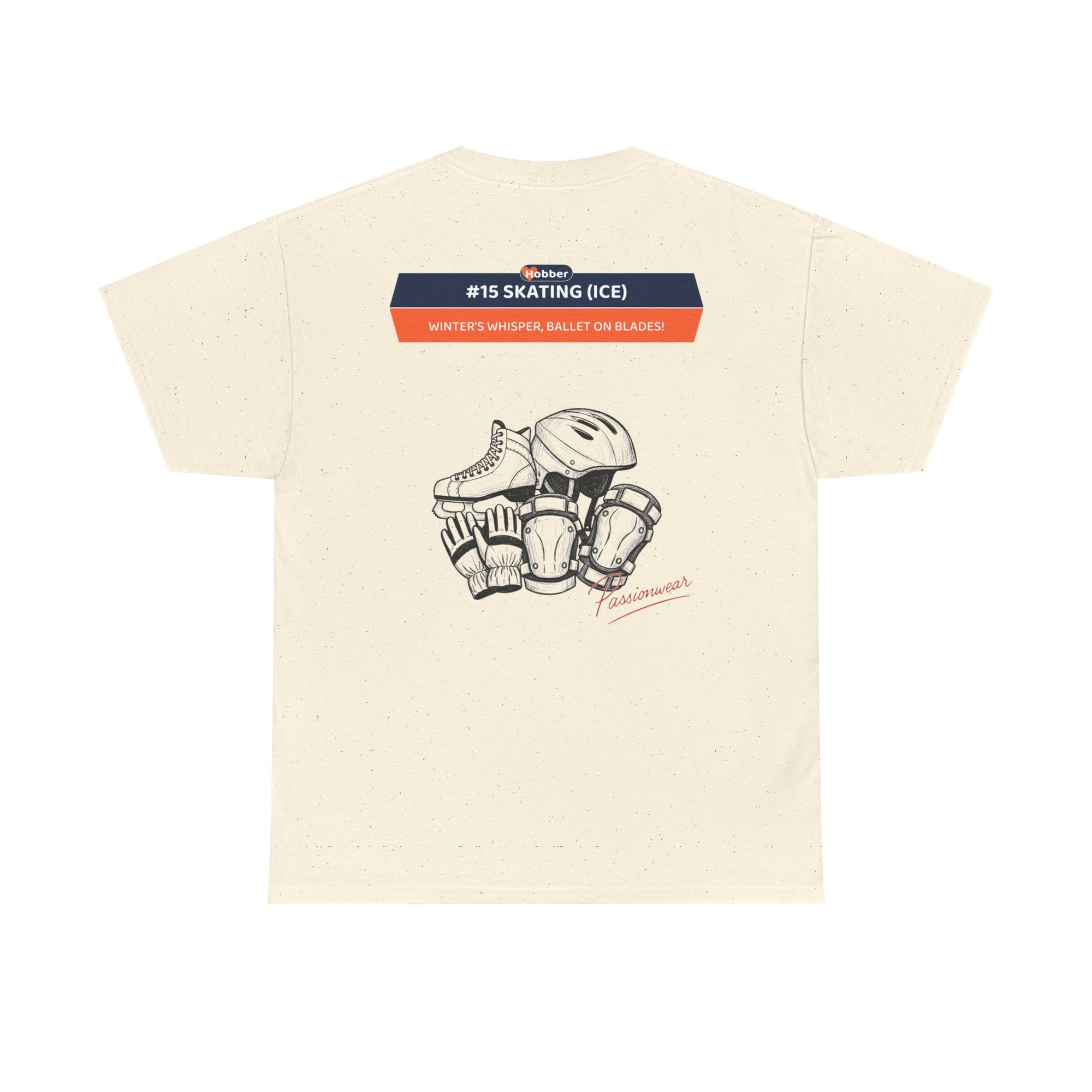 Hobber Unisex Sports & Adventure T-Shirt, #15 Skating (Ice)