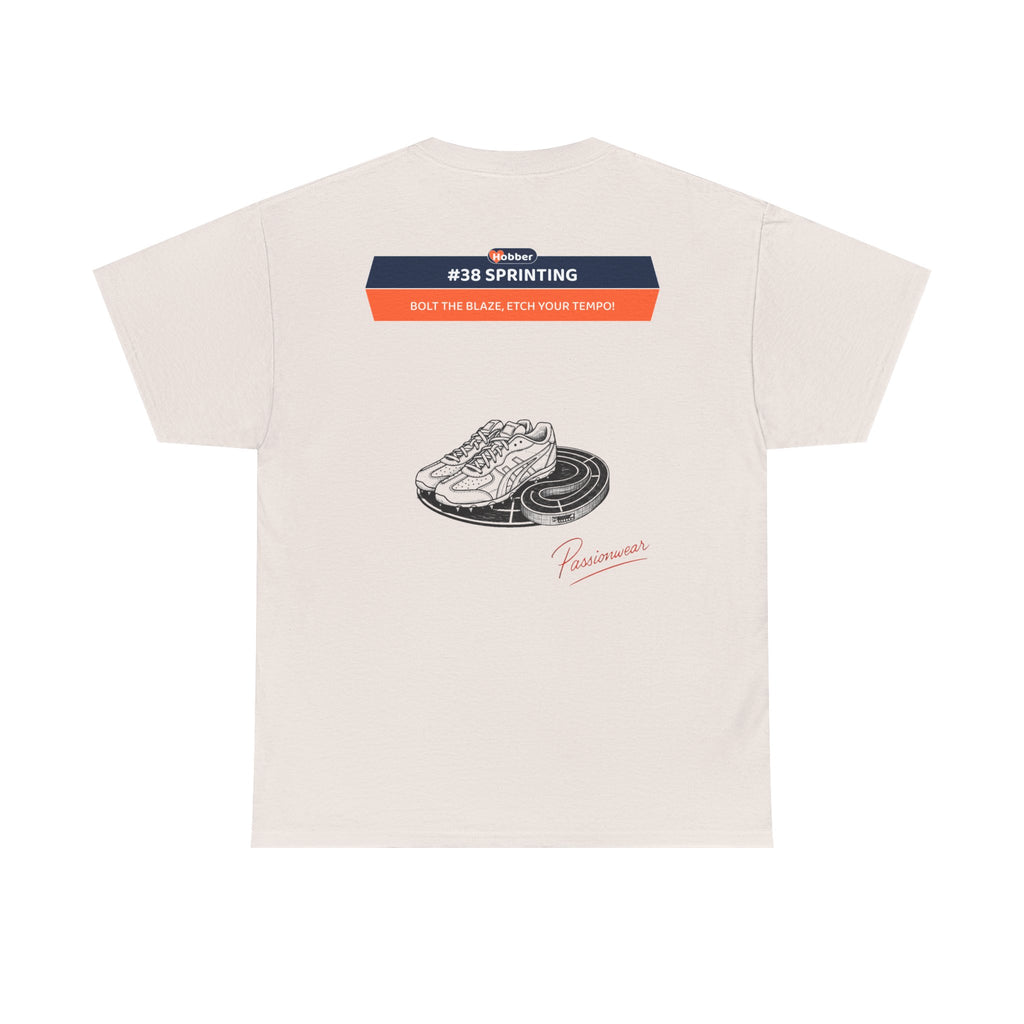 Hobber Mens Sports & Adventure T-Shirt, #38 Sprinting