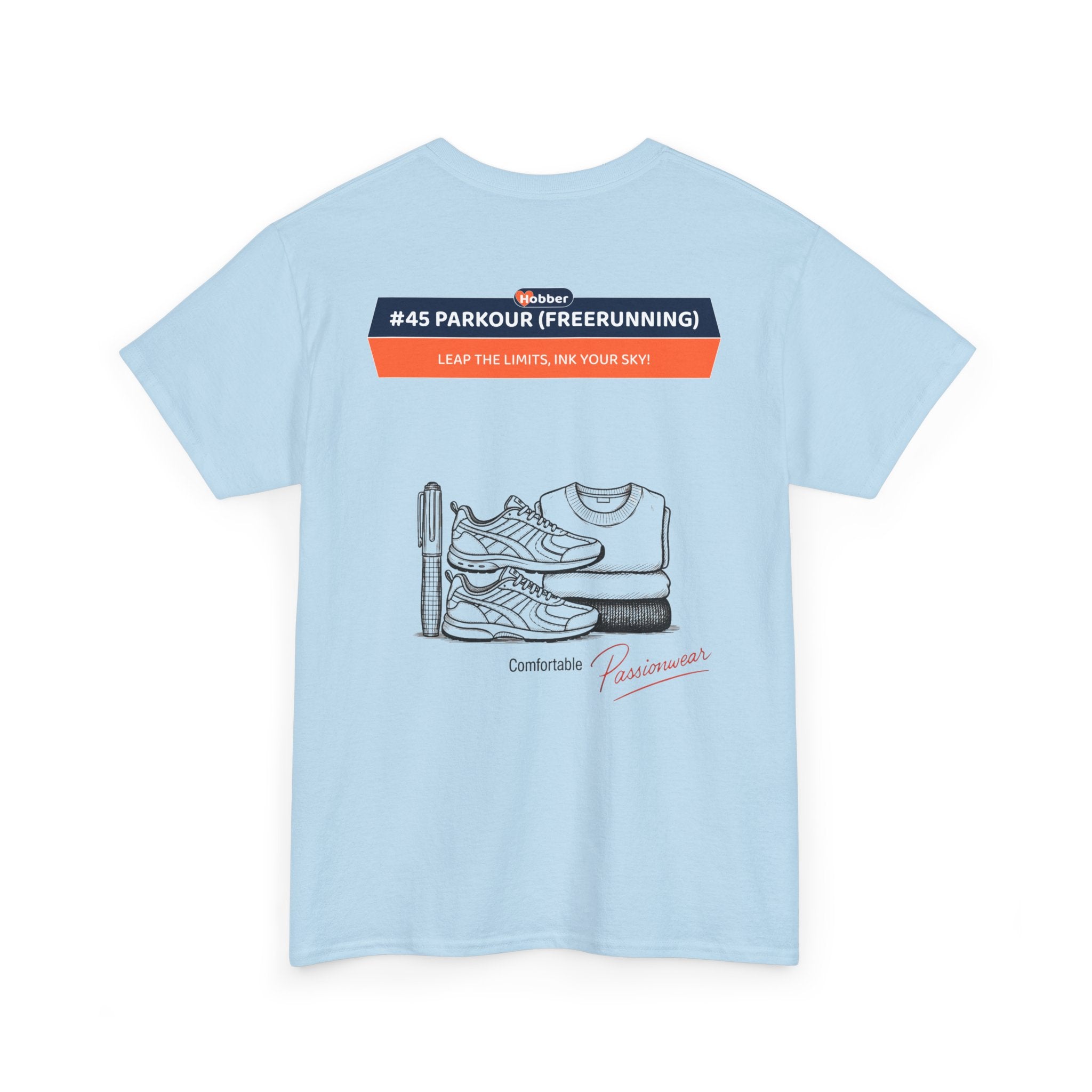 Hobber Mens Sports & Adventure T-Shirt, #45 Parkour (Freerunning)