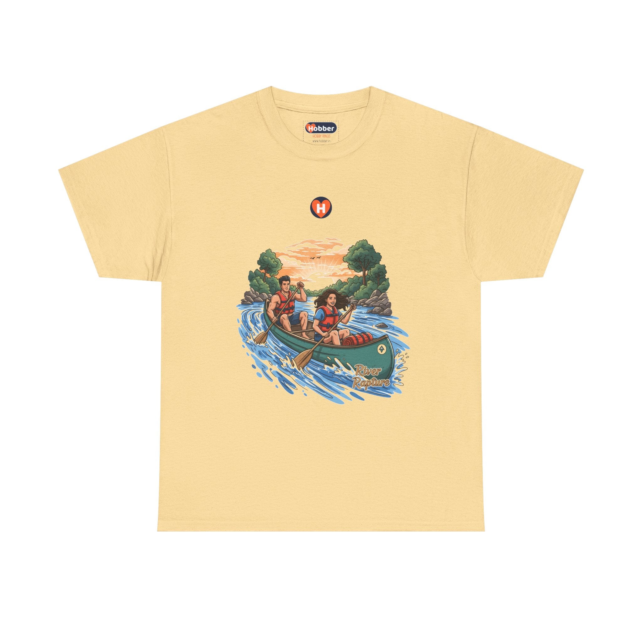 Hobber Unisex Sports & Adventure T-Shirt, #10 Canoeing