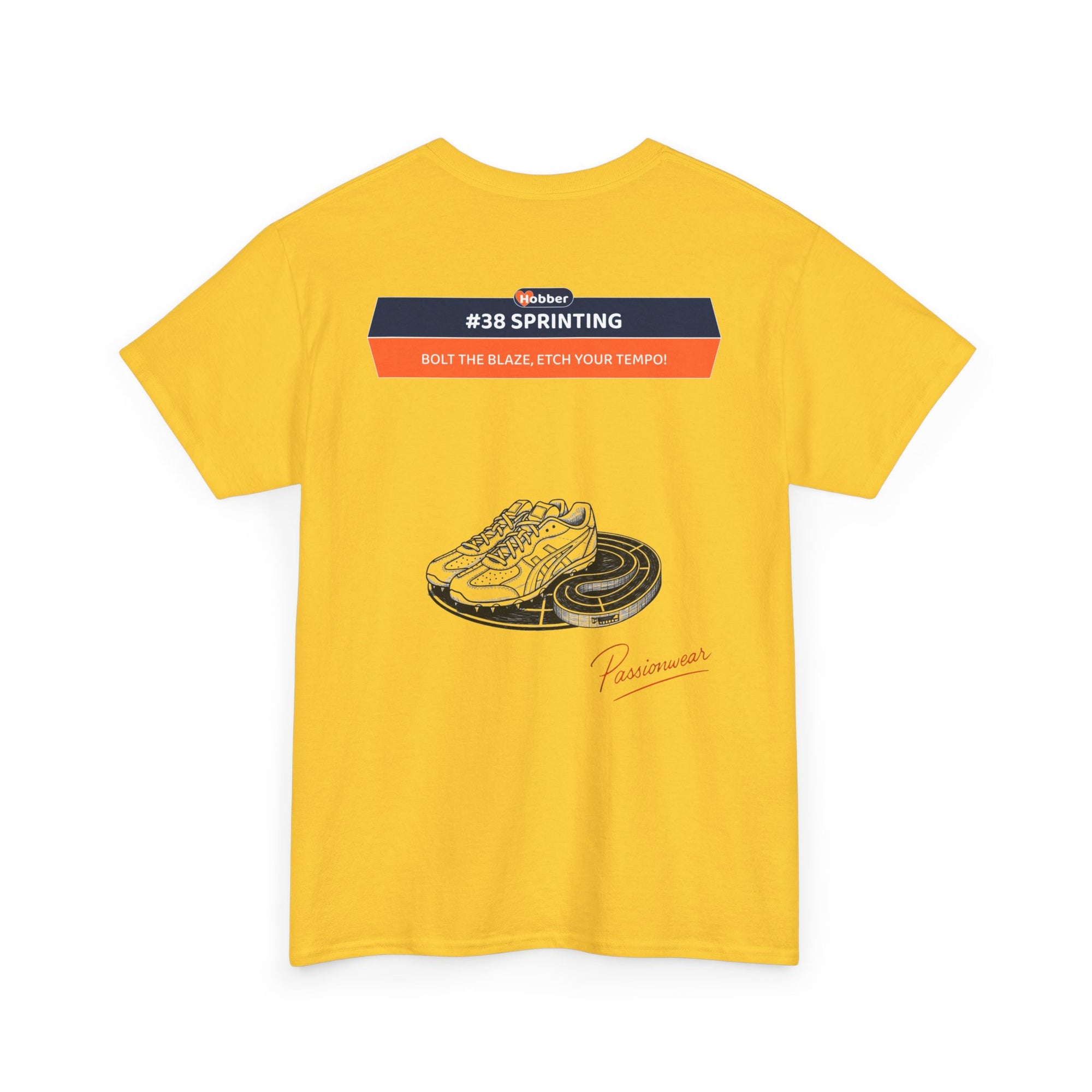 Hobber Mens Sports & Adventure T-Shirt, #38 Sprinting