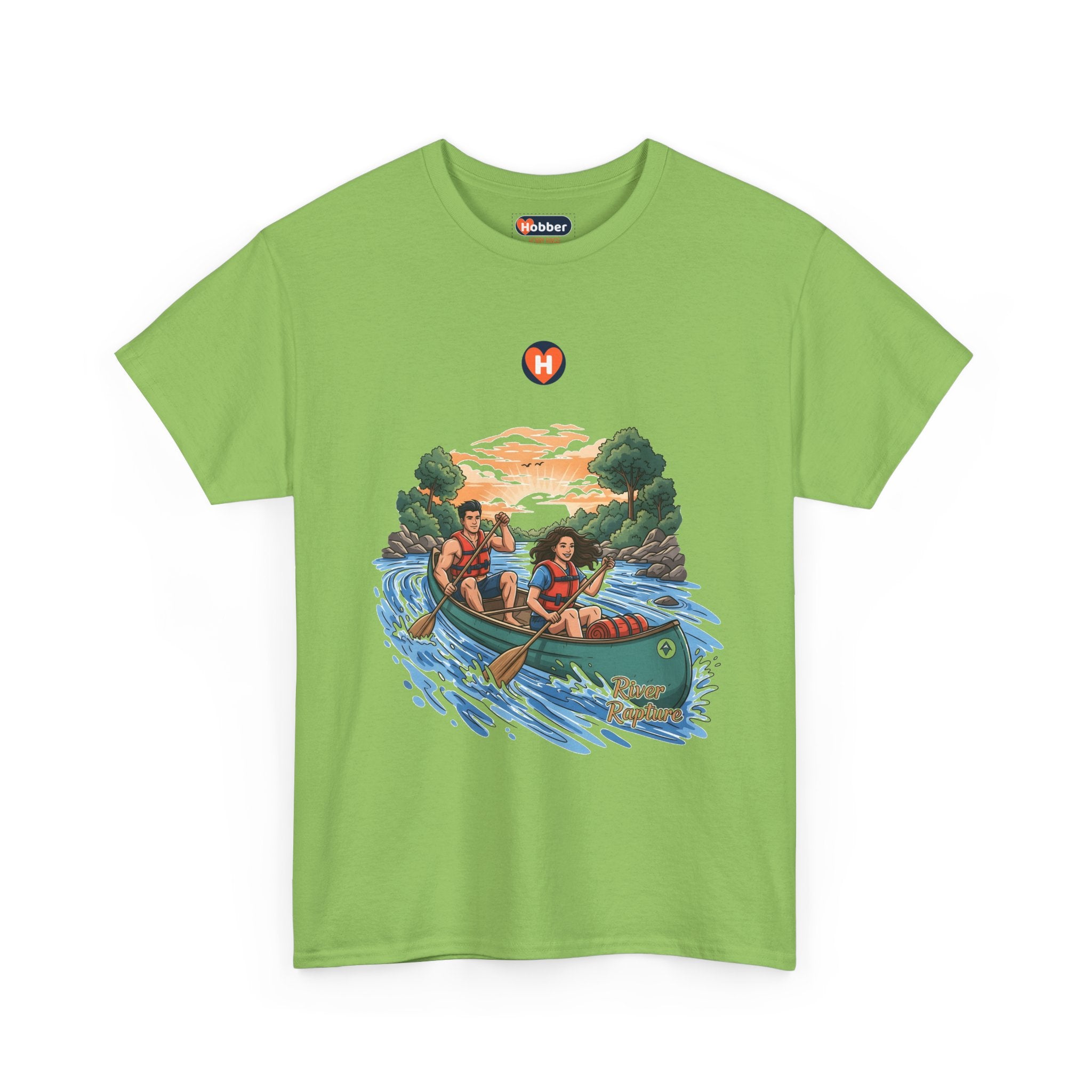 Hobber Unisex Sports & Adventure T-Shirt, #10 Canoeing