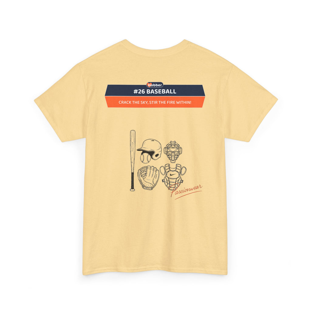 Hobber Mens Sports & Adventure T-Shirt, #26 Baseball