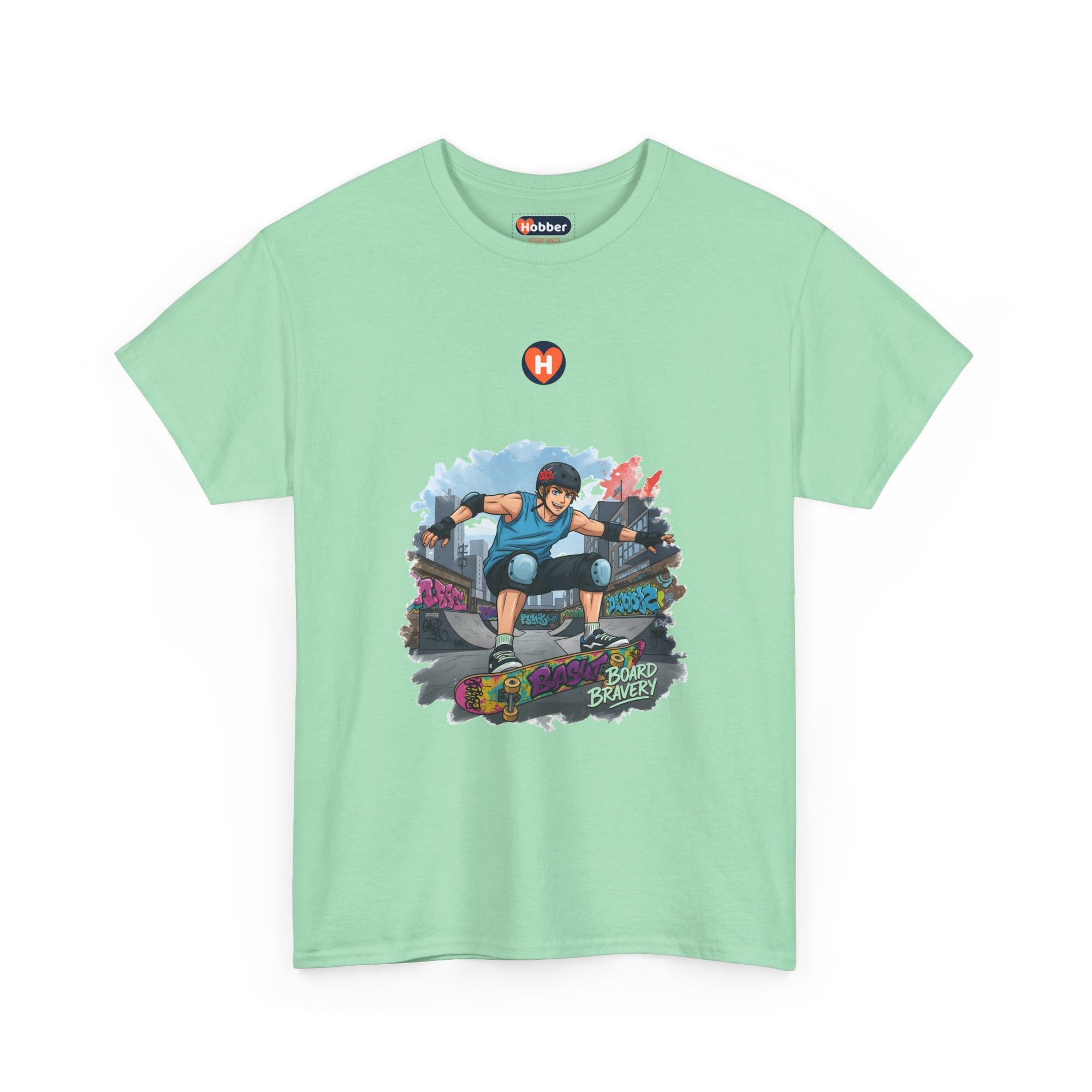 Hobber Mens Sports & Adventure T-Shirt, #17 Skateboarding