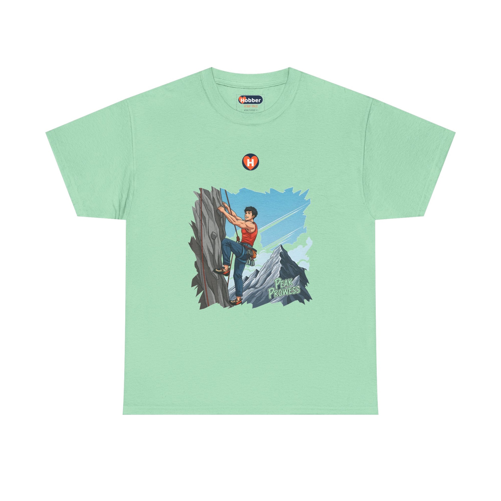 Hobber Mens Sports & Adventure T-Shirt, #43 Climbing (Rock)