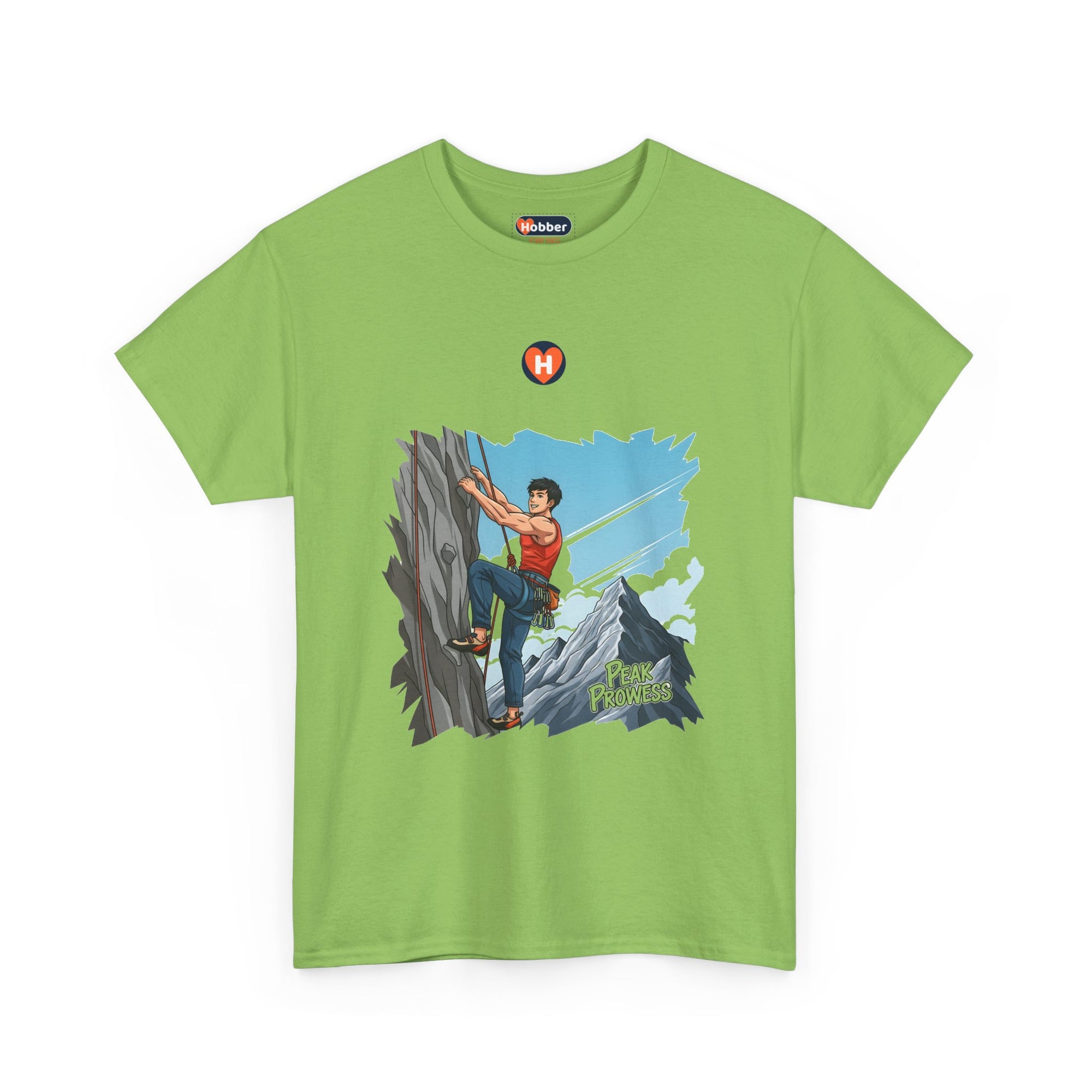 Hobber Mens Sports & Adventure T-Shirt, #43 Climbing (Rock)