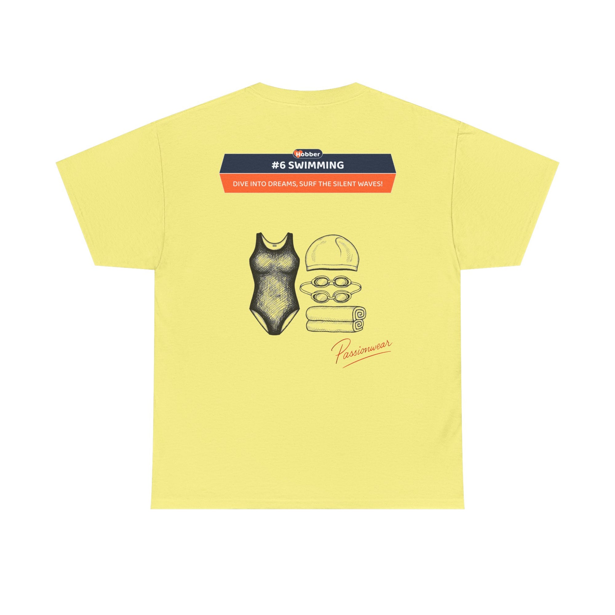 Hobber Unisex Sports & Adventure T-Shirt, #6 Swimming