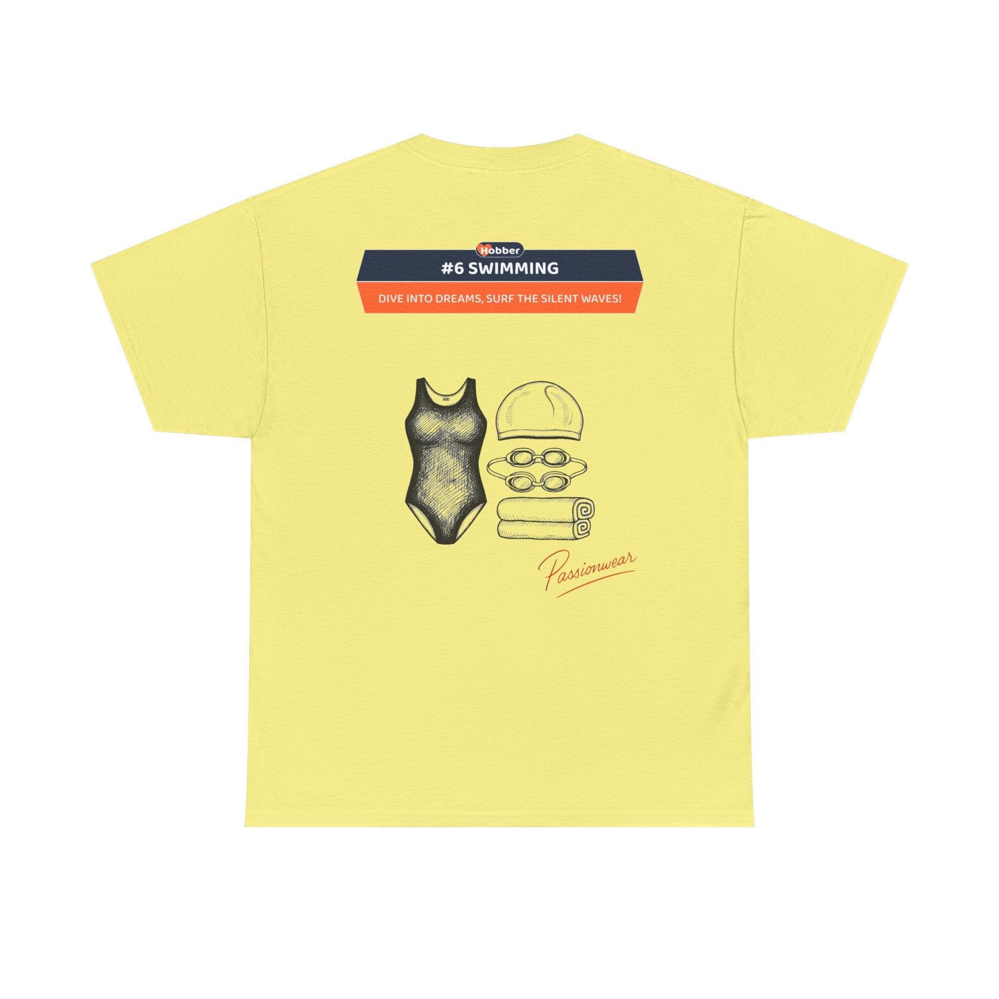 Hobber Unisex Sports & Adventure T-Shirt, #6 Swimming
